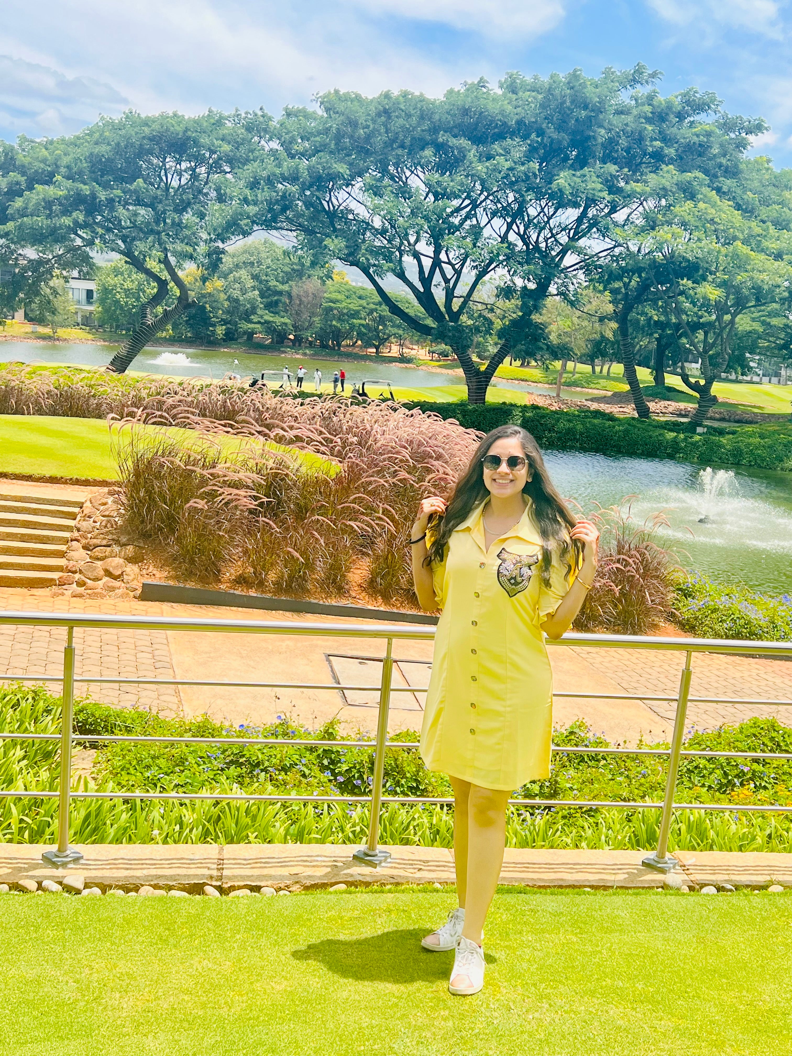 Lemon Yellow Shirt Dress