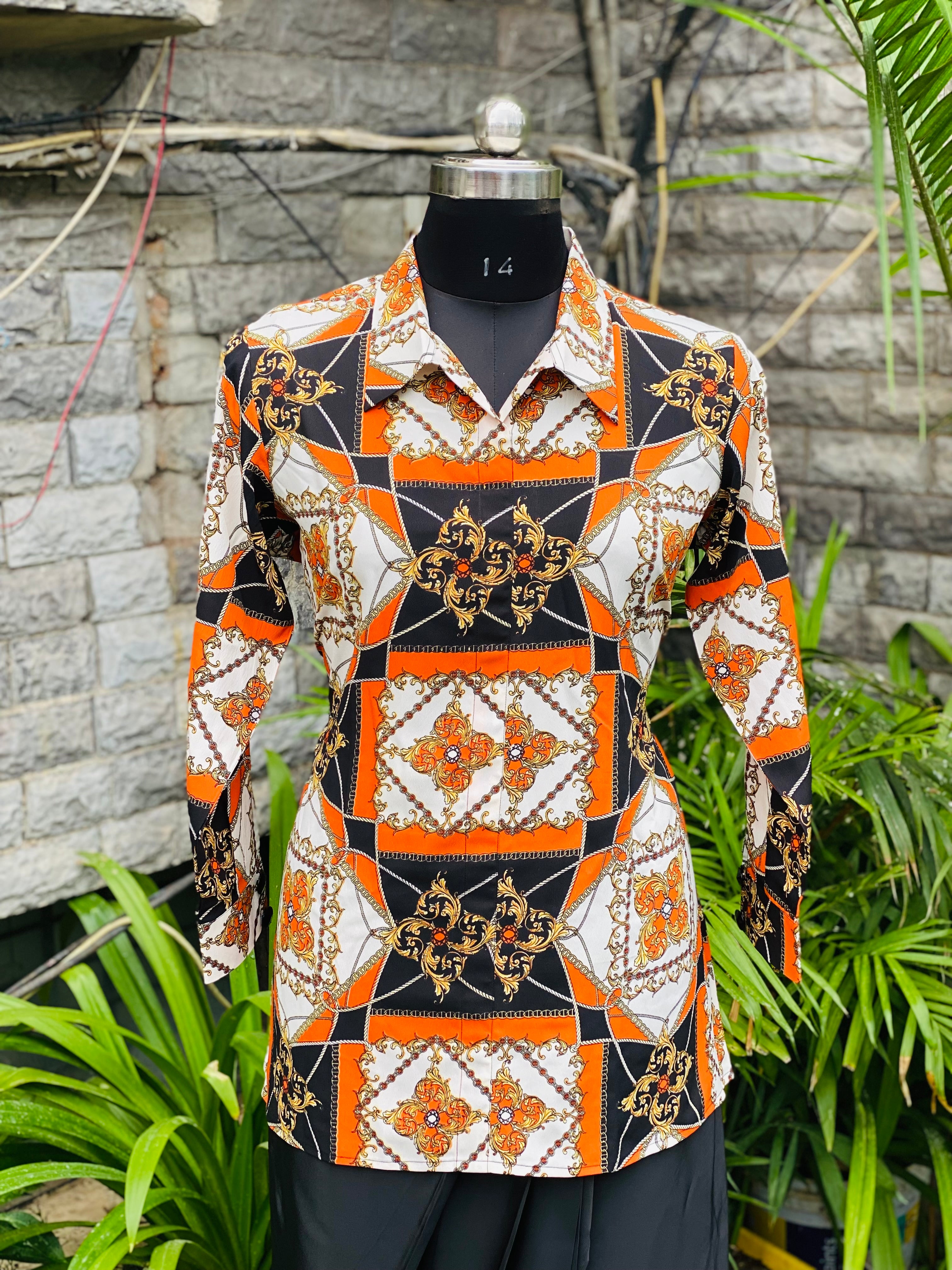 Multicolored Black Twin Set