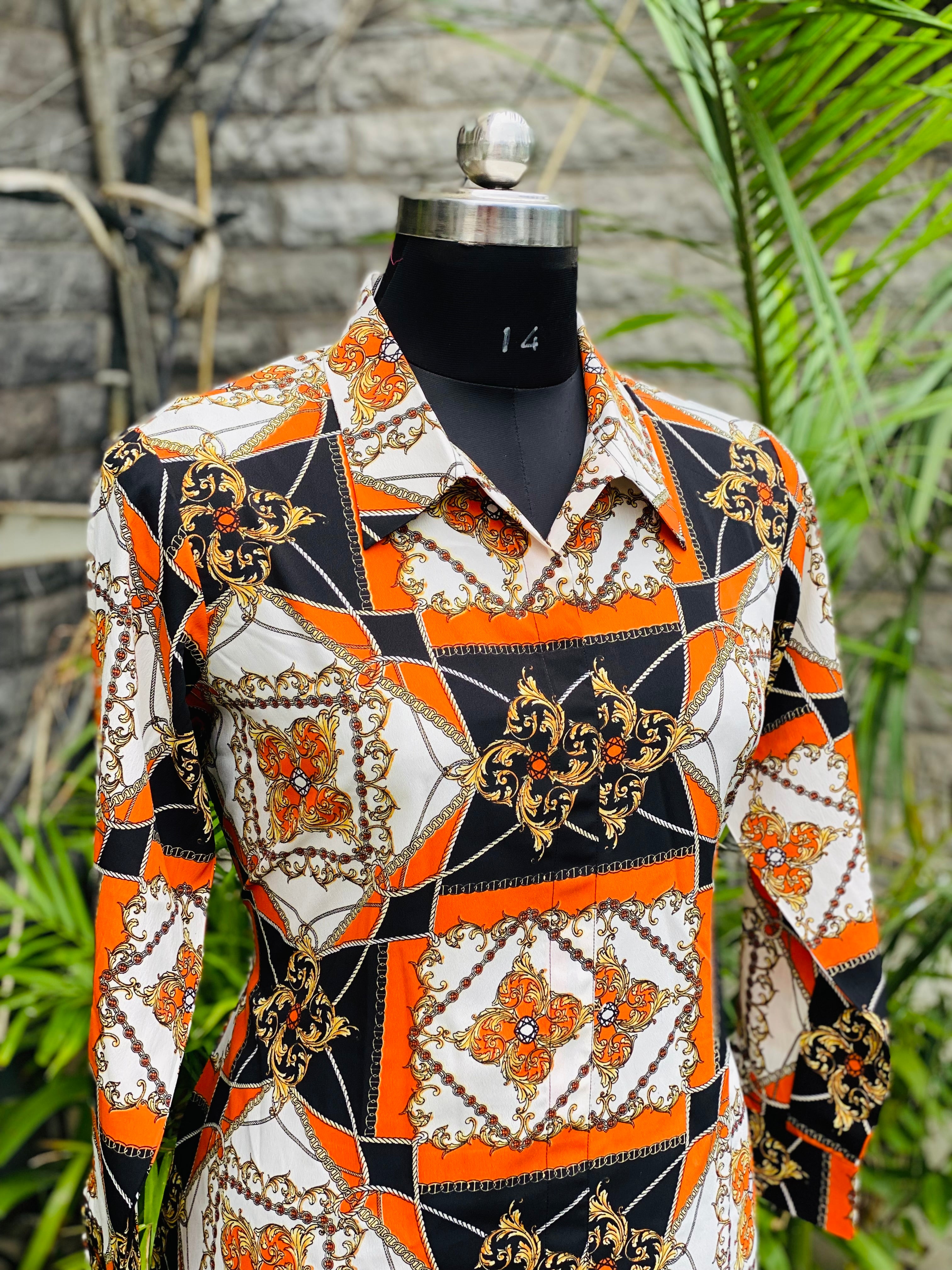 Multicolored Black Twin Set