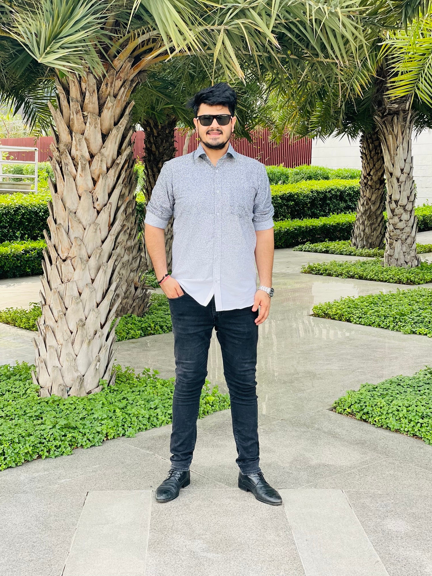 Black & White Gradient Shirt