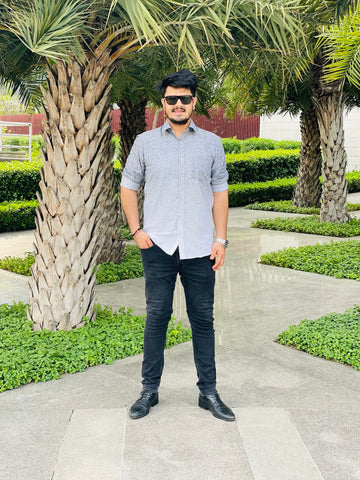 Black & White Gradient Shirt