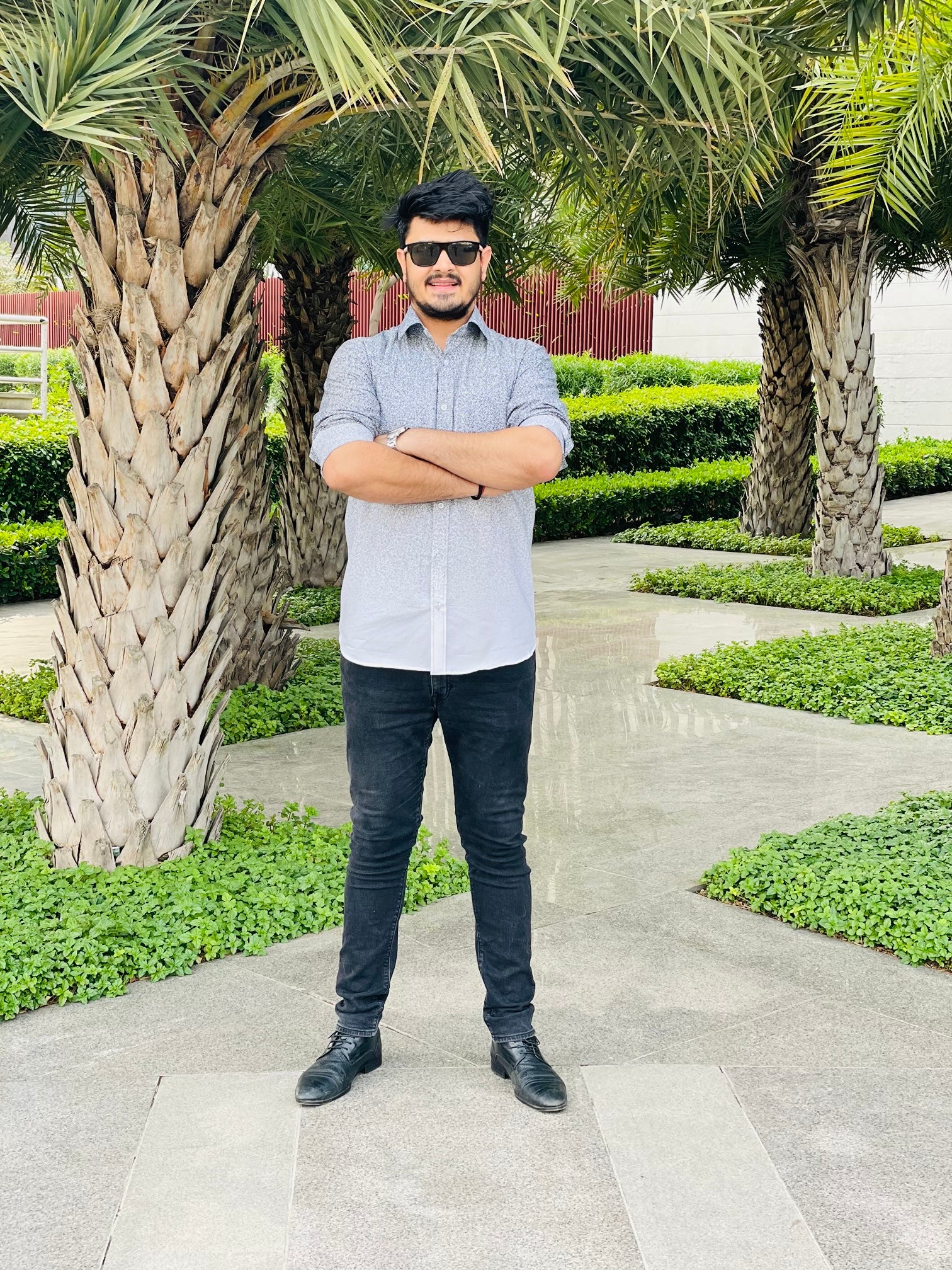 Black & White Gradient Shirt