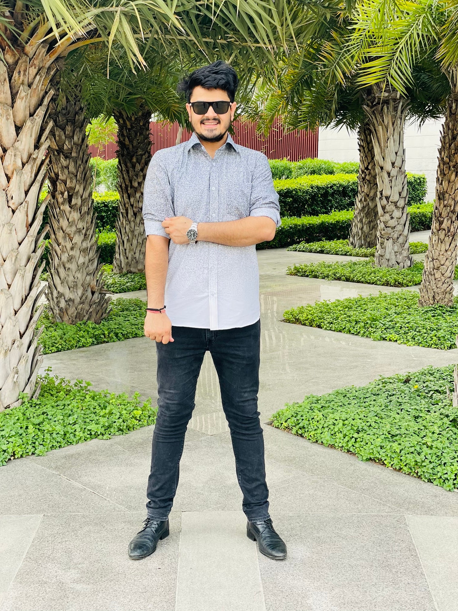 Black & White Gradient Shirt