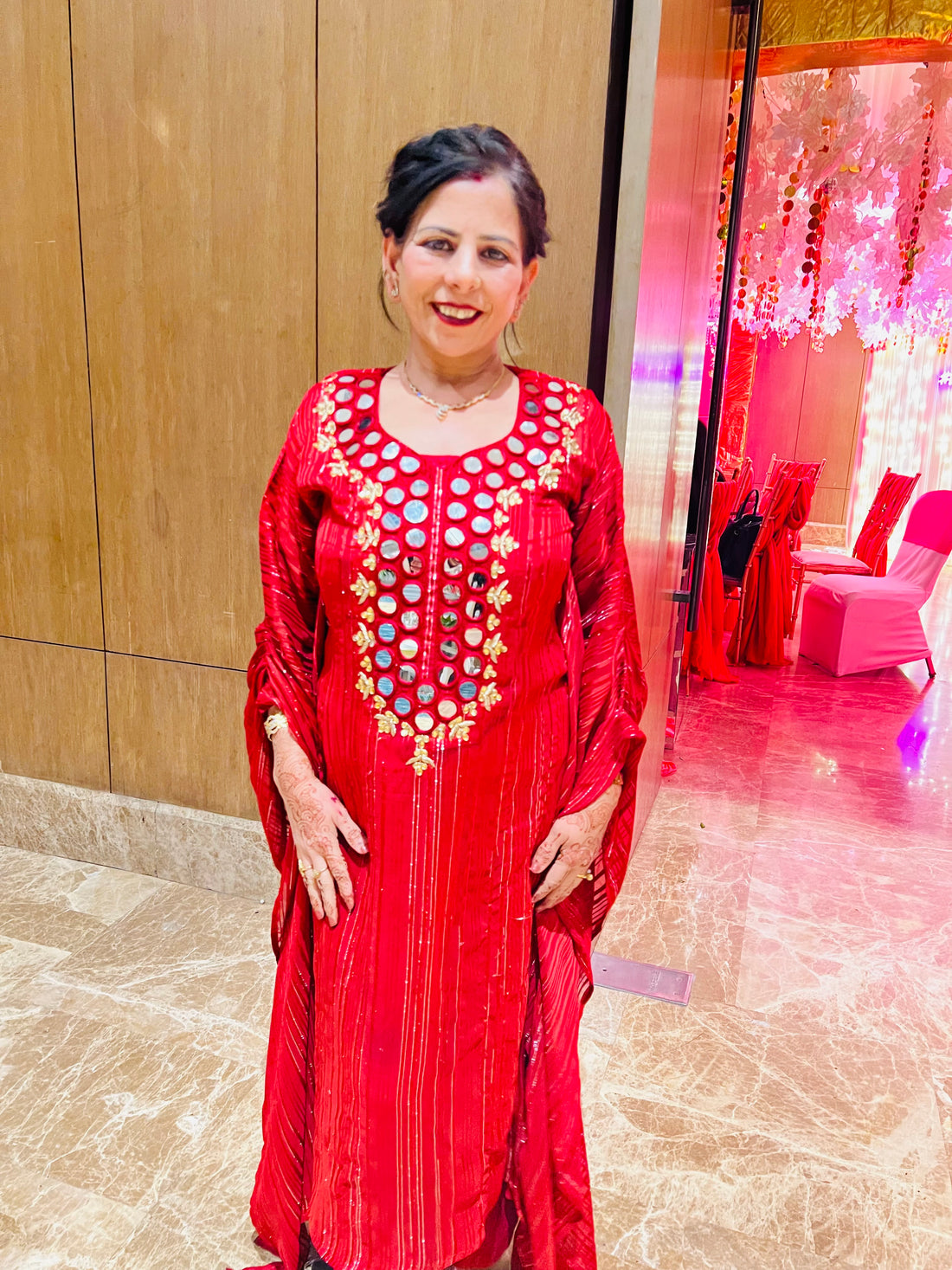 Red Designer Suit