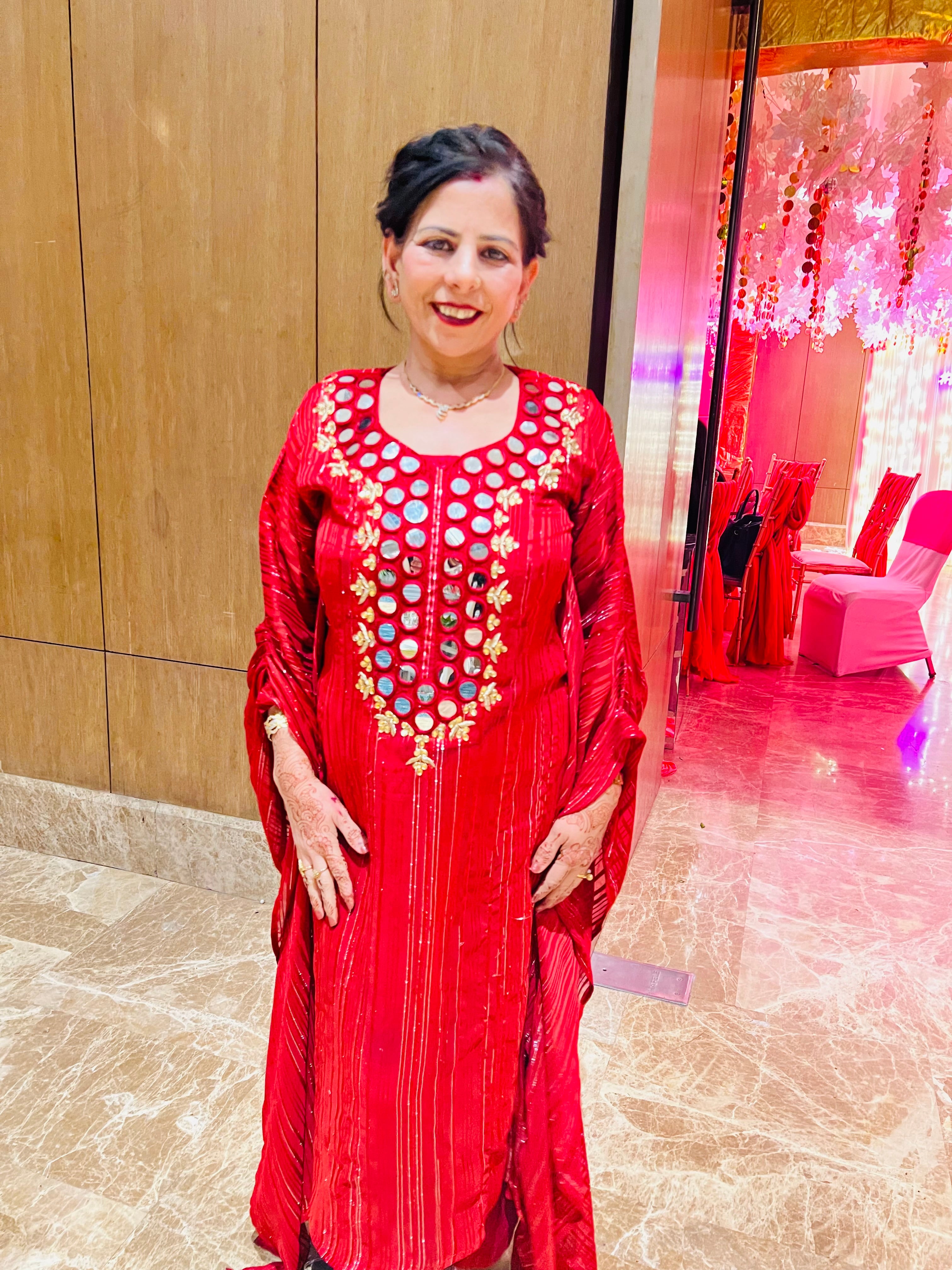 Red Designer Suit