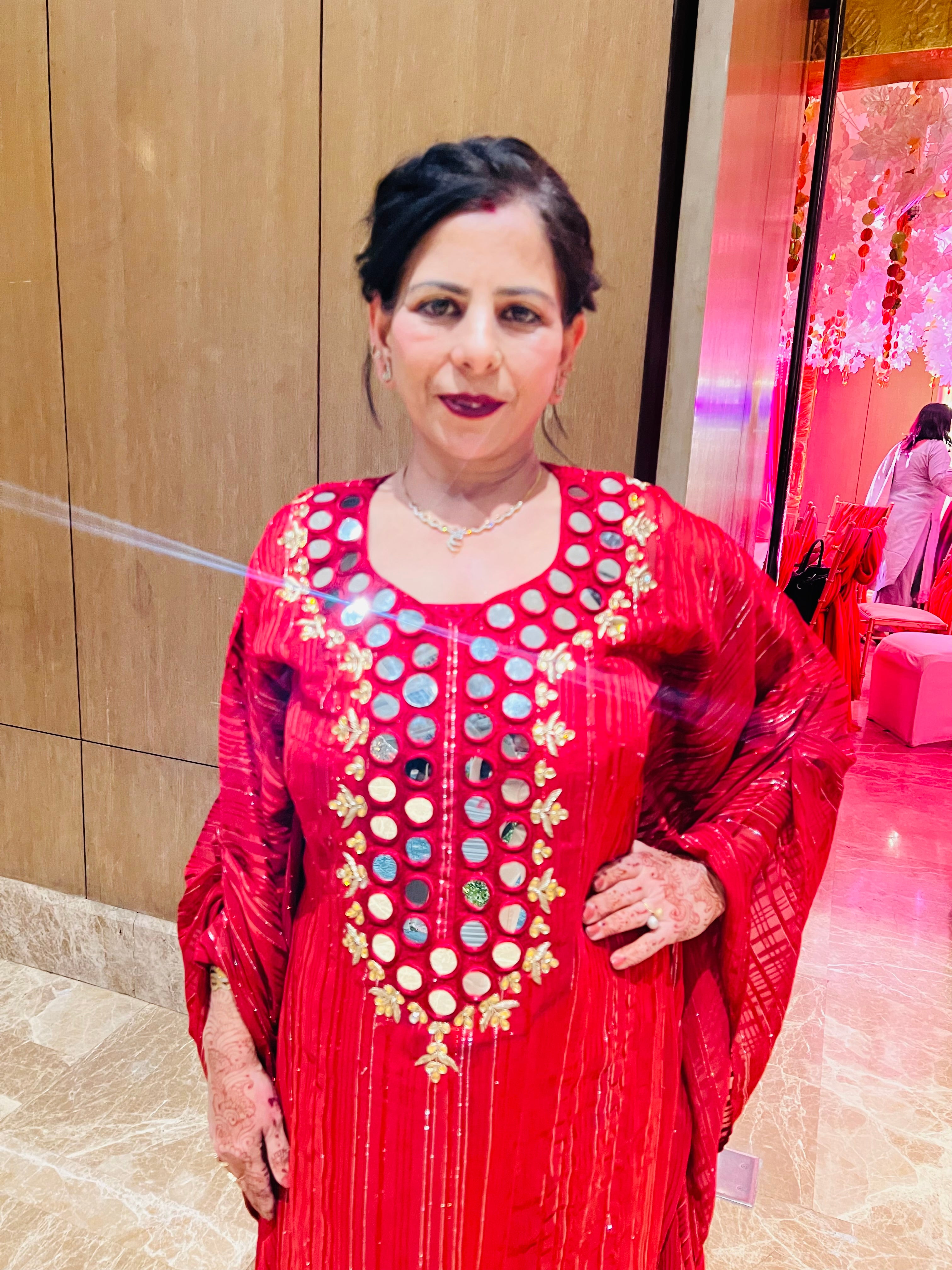Red Designer Suit