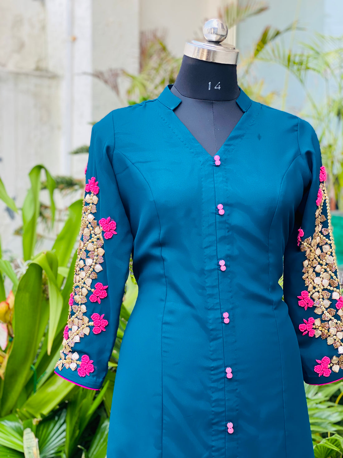 Peacock Blue Suit