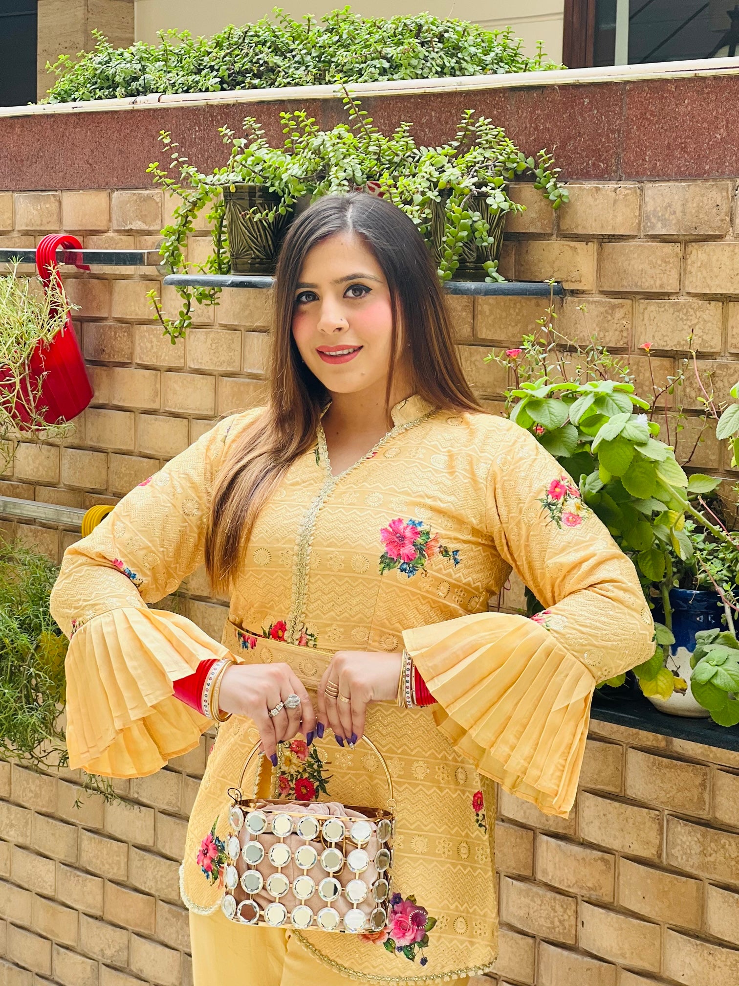 Yellow Floral Co-Ord Set