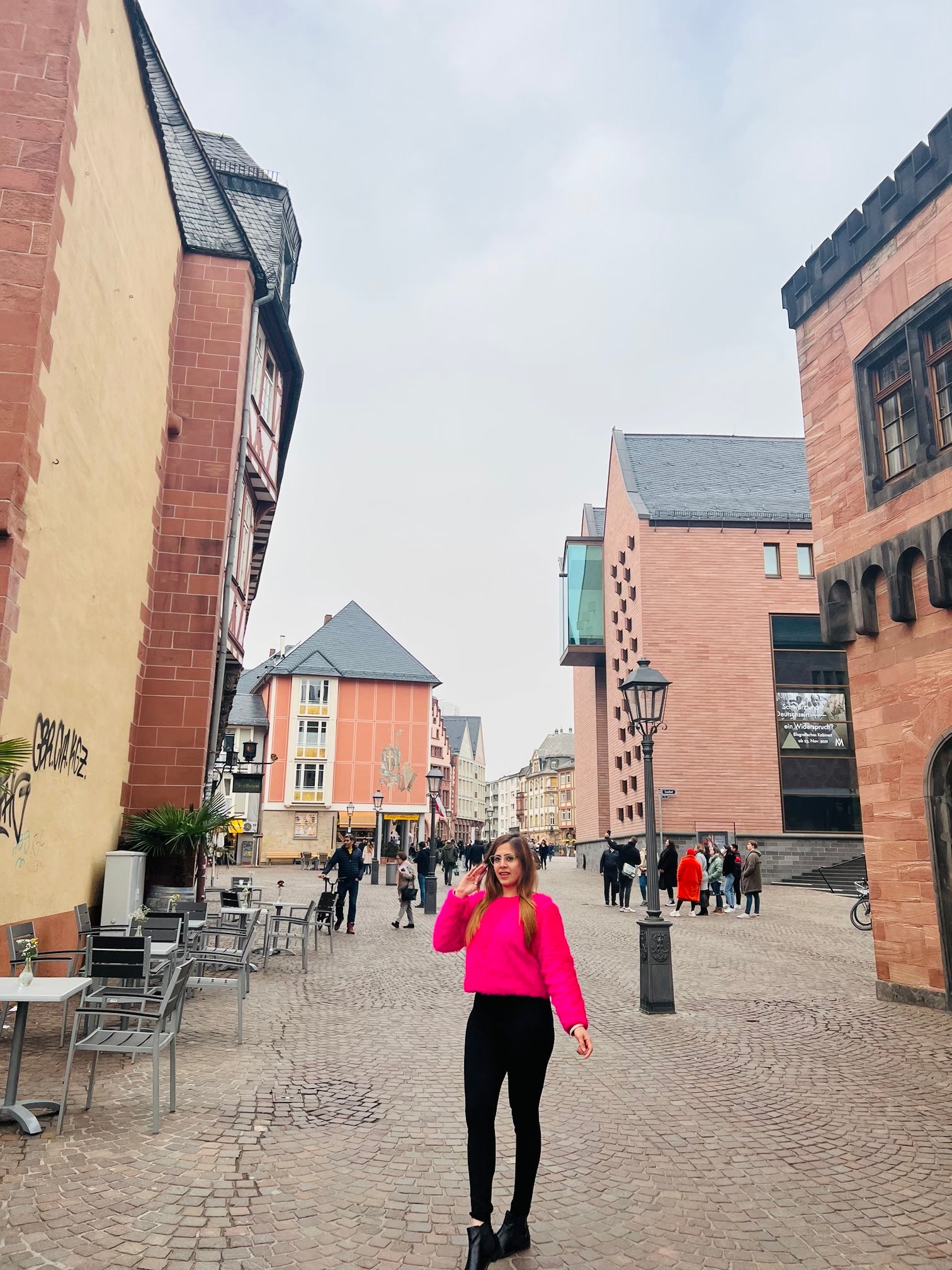 Hot Pink Fur Sweater