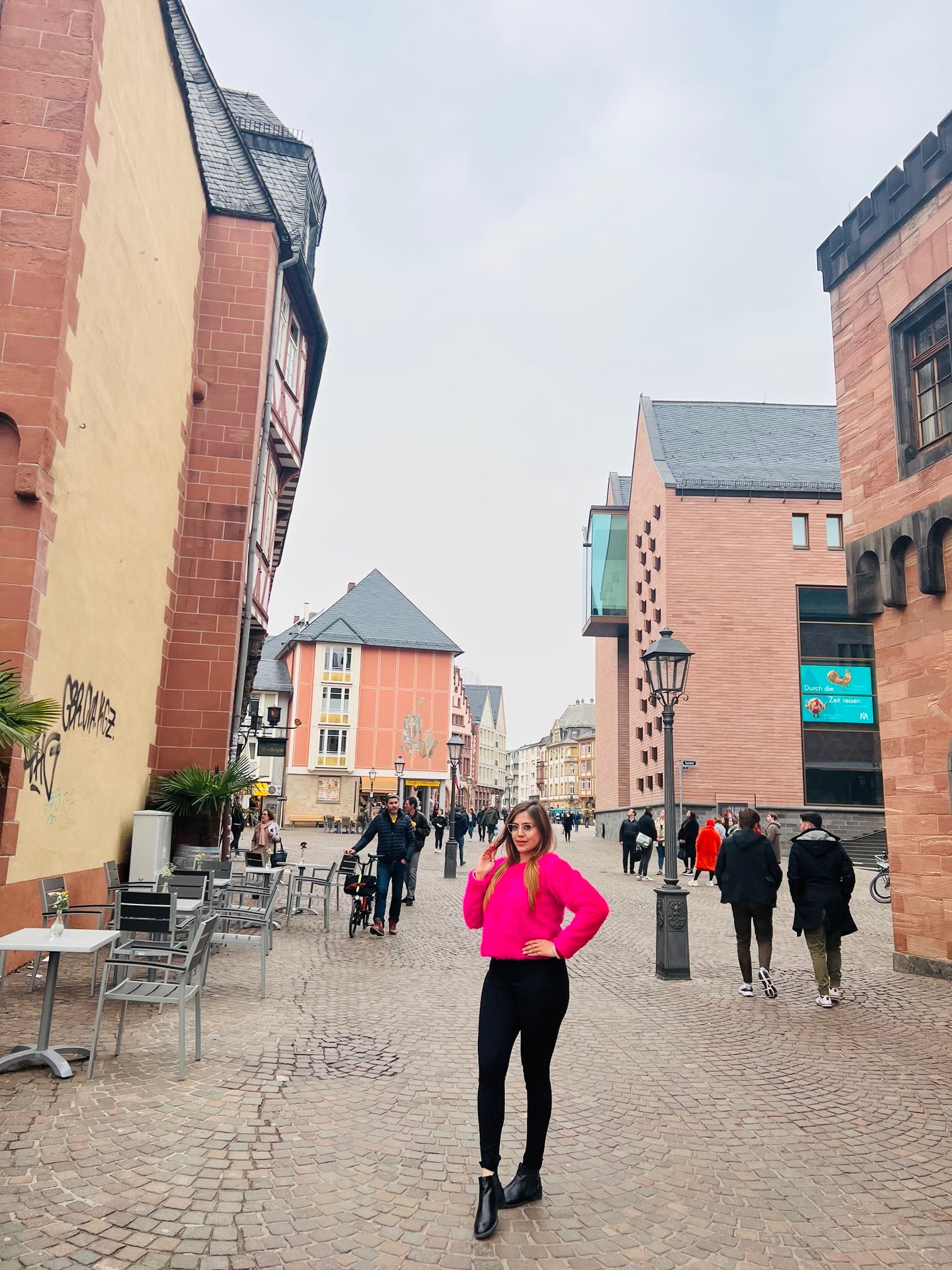 Hot Pink Fur Sweater