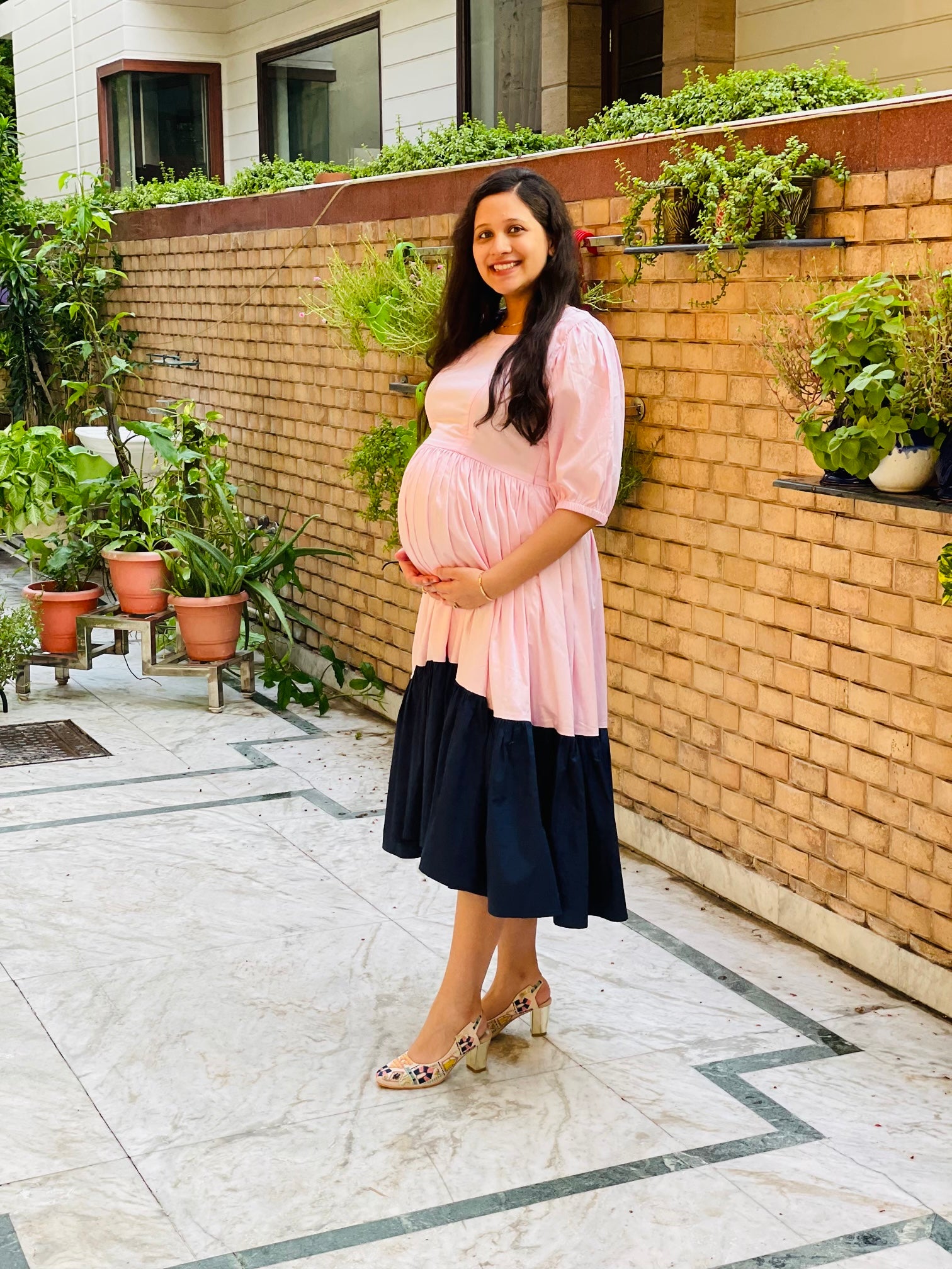 Blue & Pink Midi