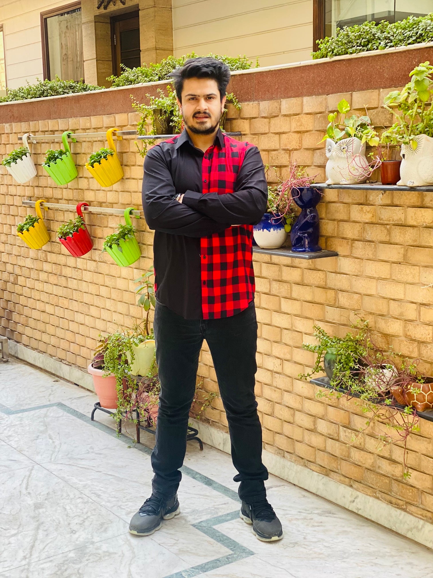 Menswear Check & Solid Shirt