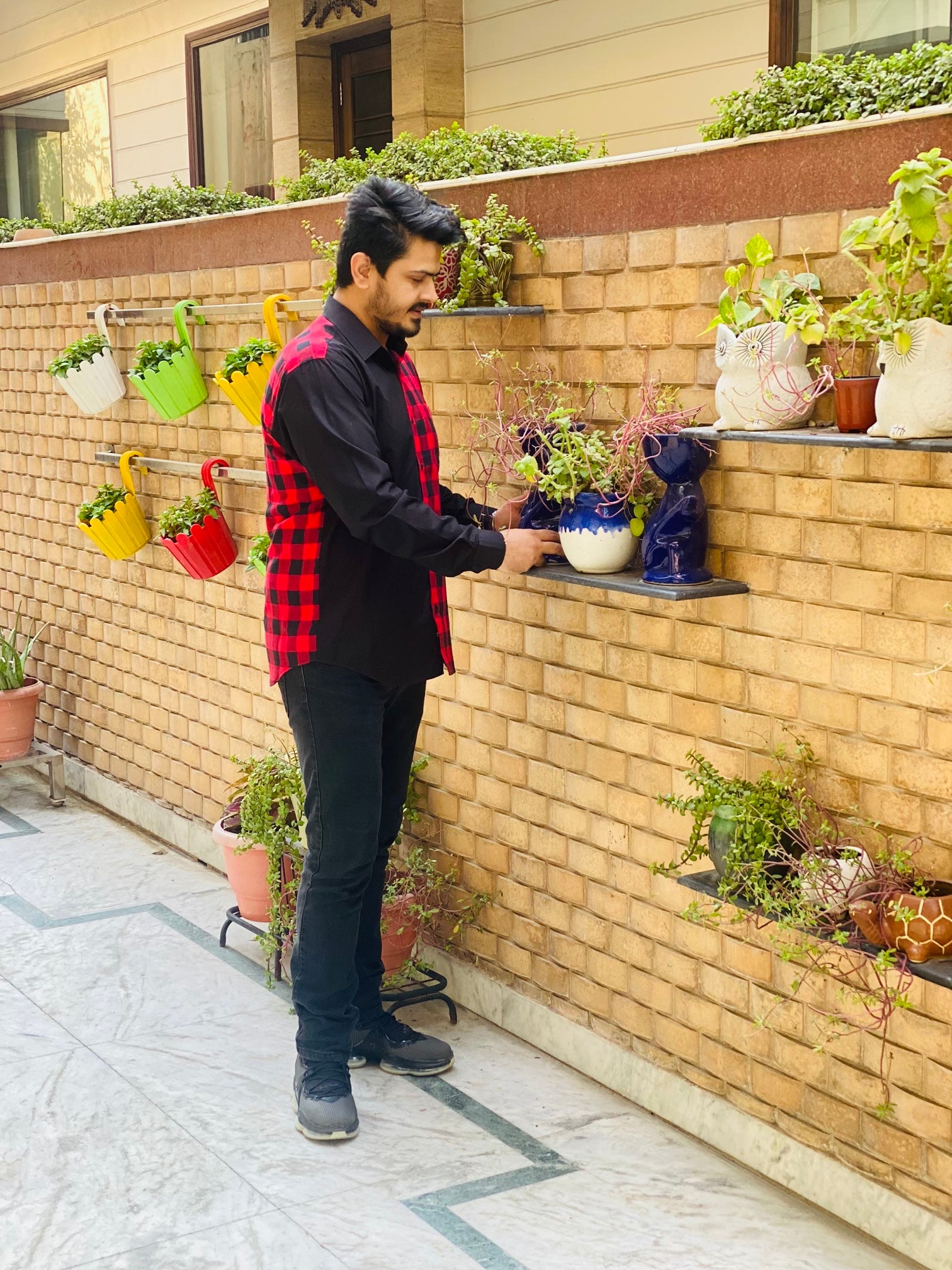 Menswear Check & Solid Shirt