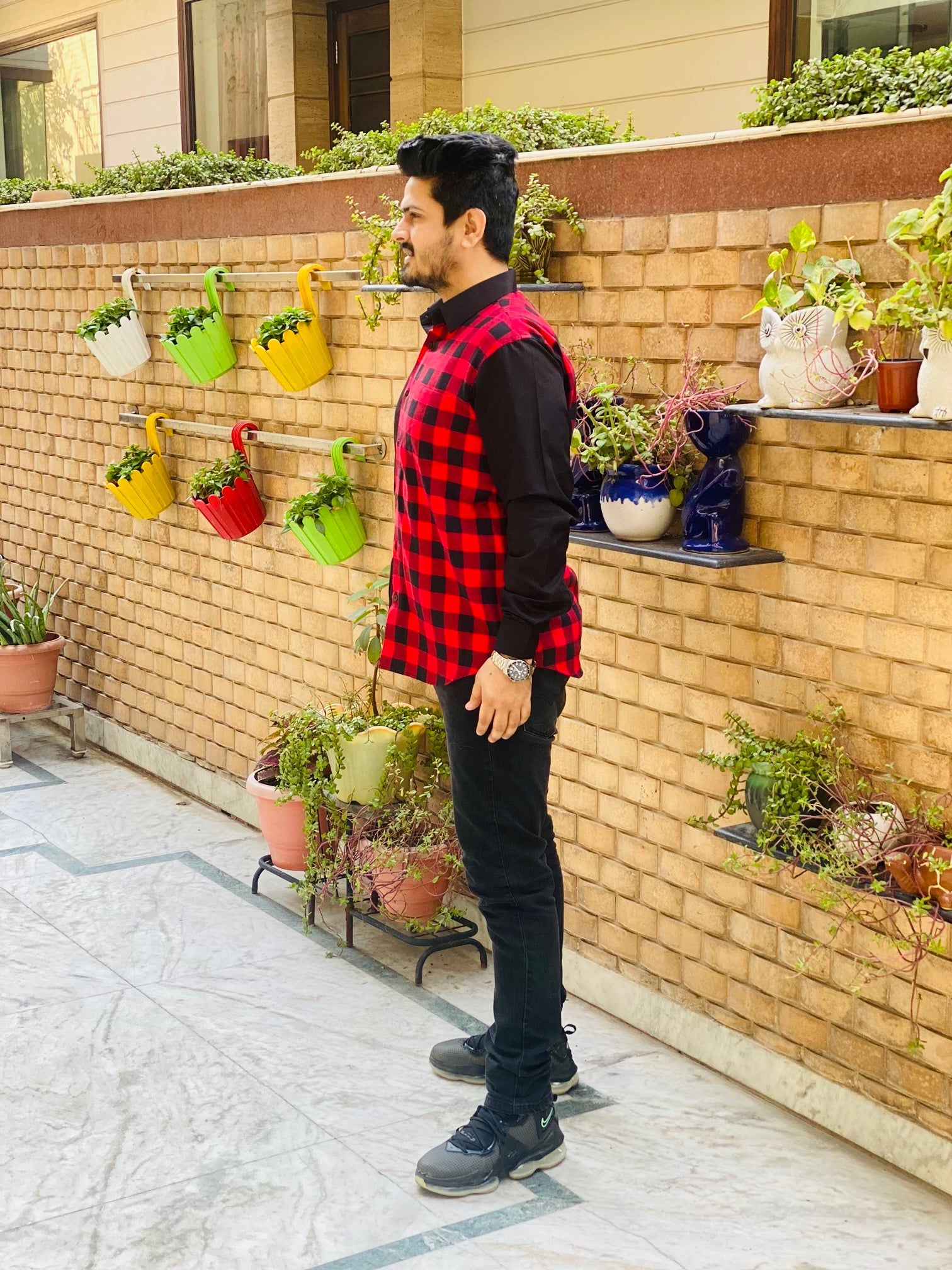 Menswear Check & Solid Shirt