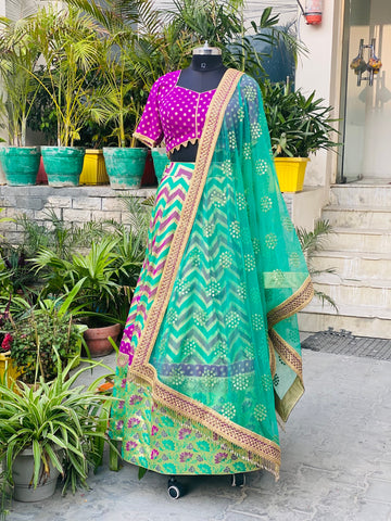 Colorful Banarasi Lehenga
