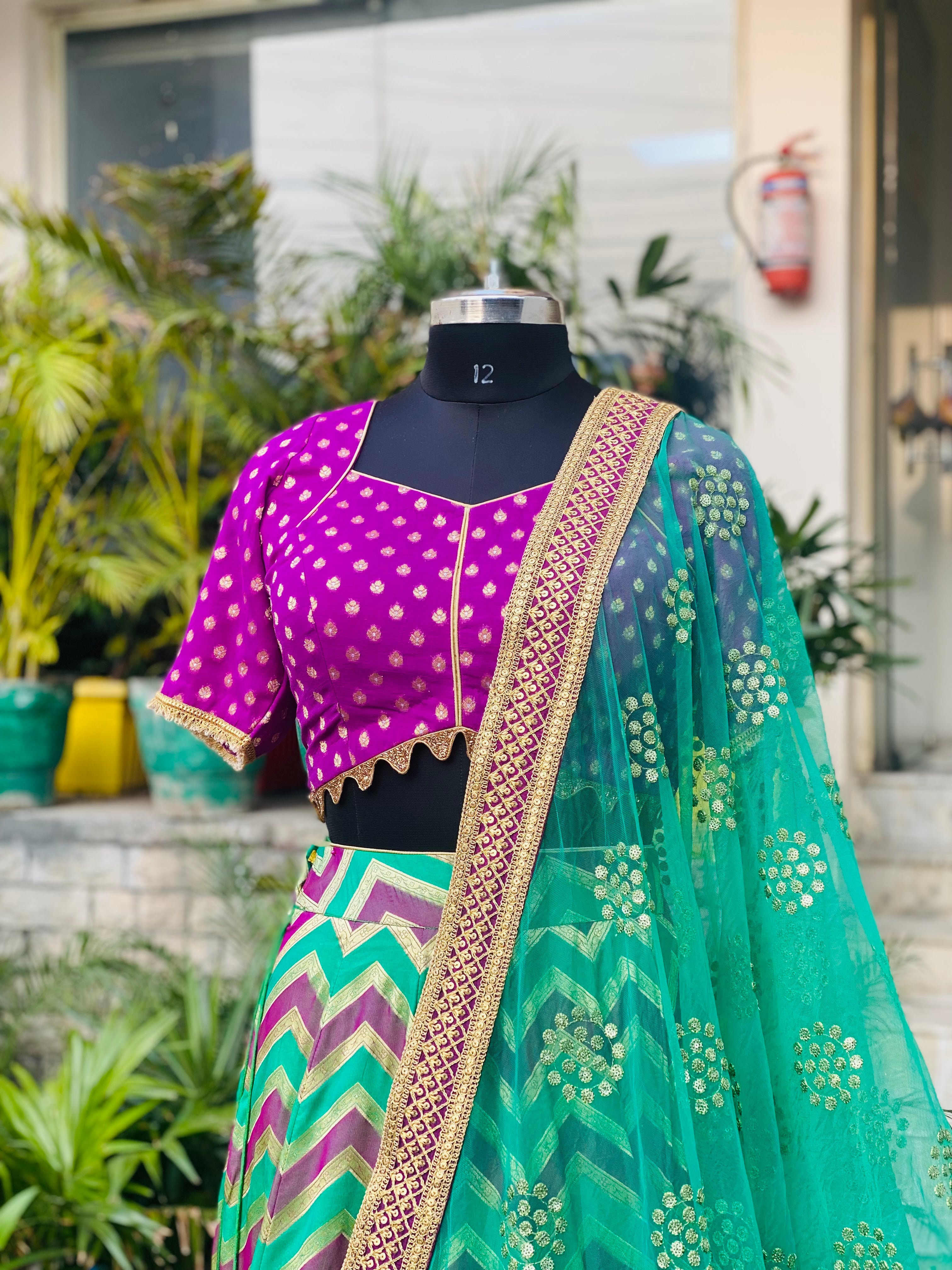 Colorful Banarasi Lehenga