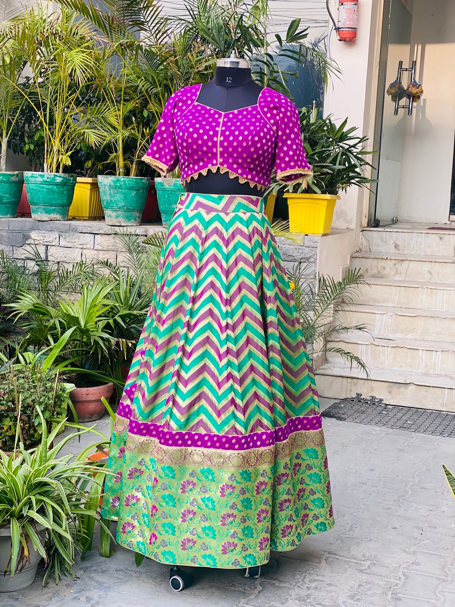 Colorful Banarasi Lehenga