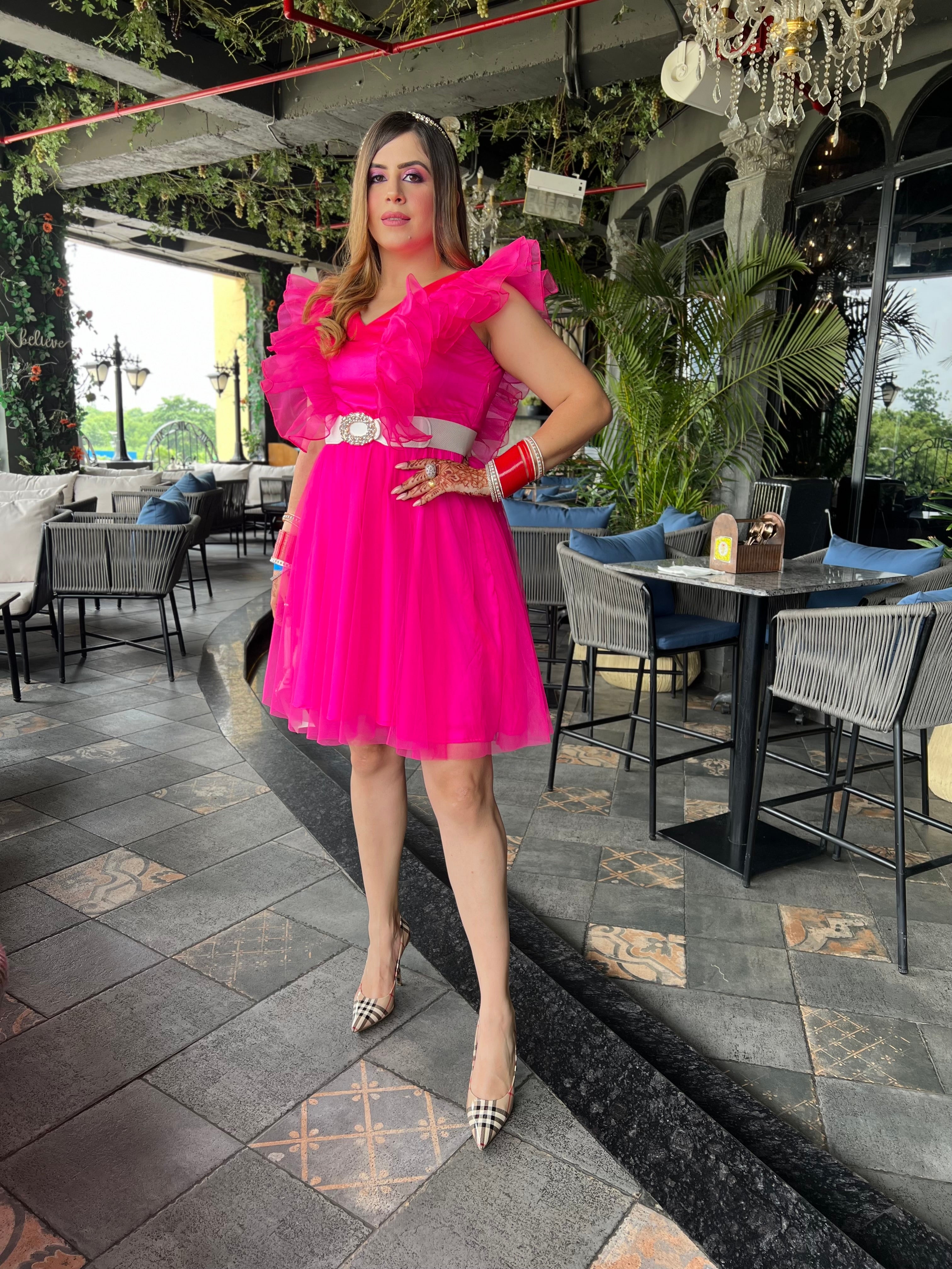 Pink Organza Dress