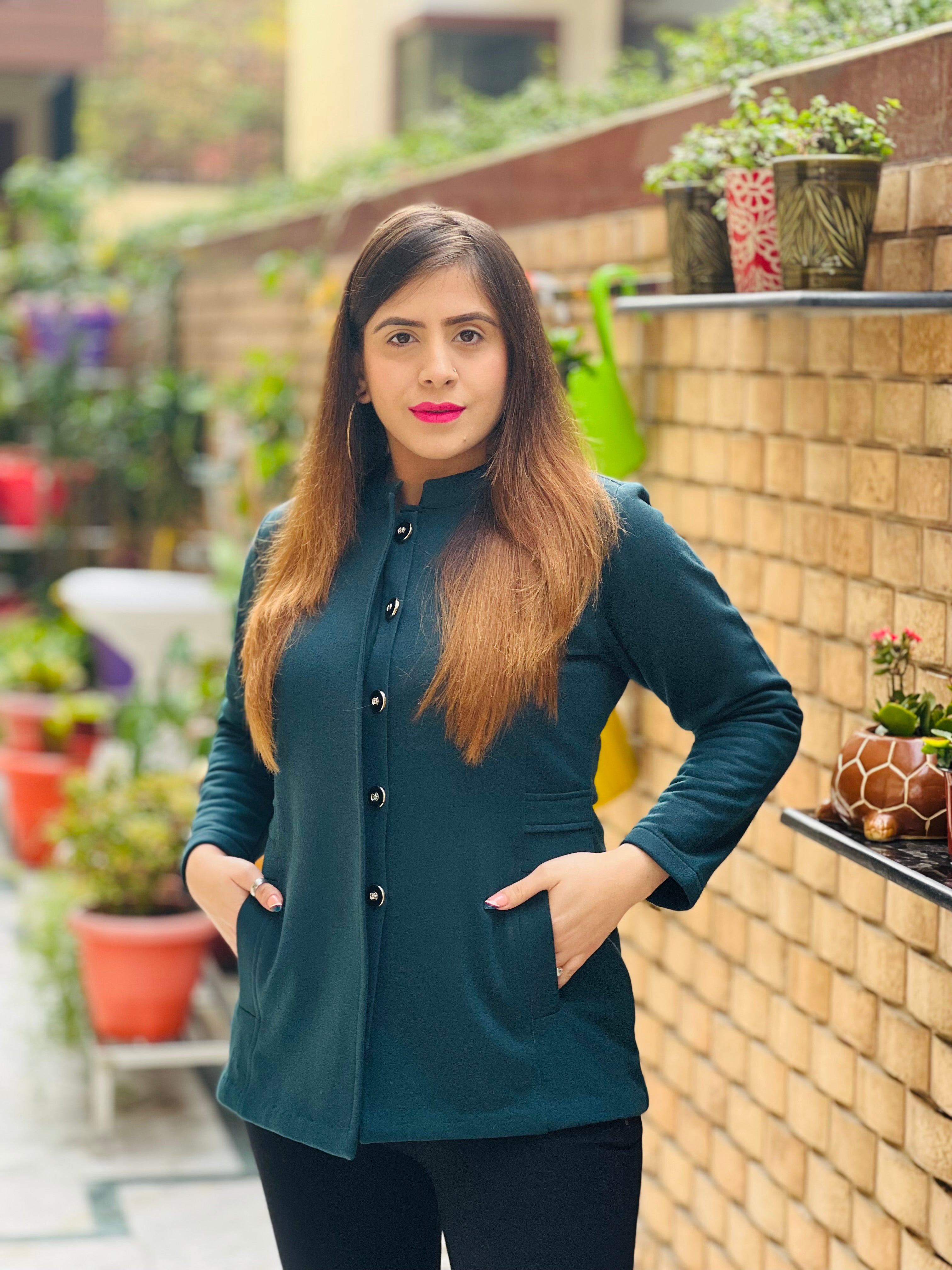 Bottle Green Coat