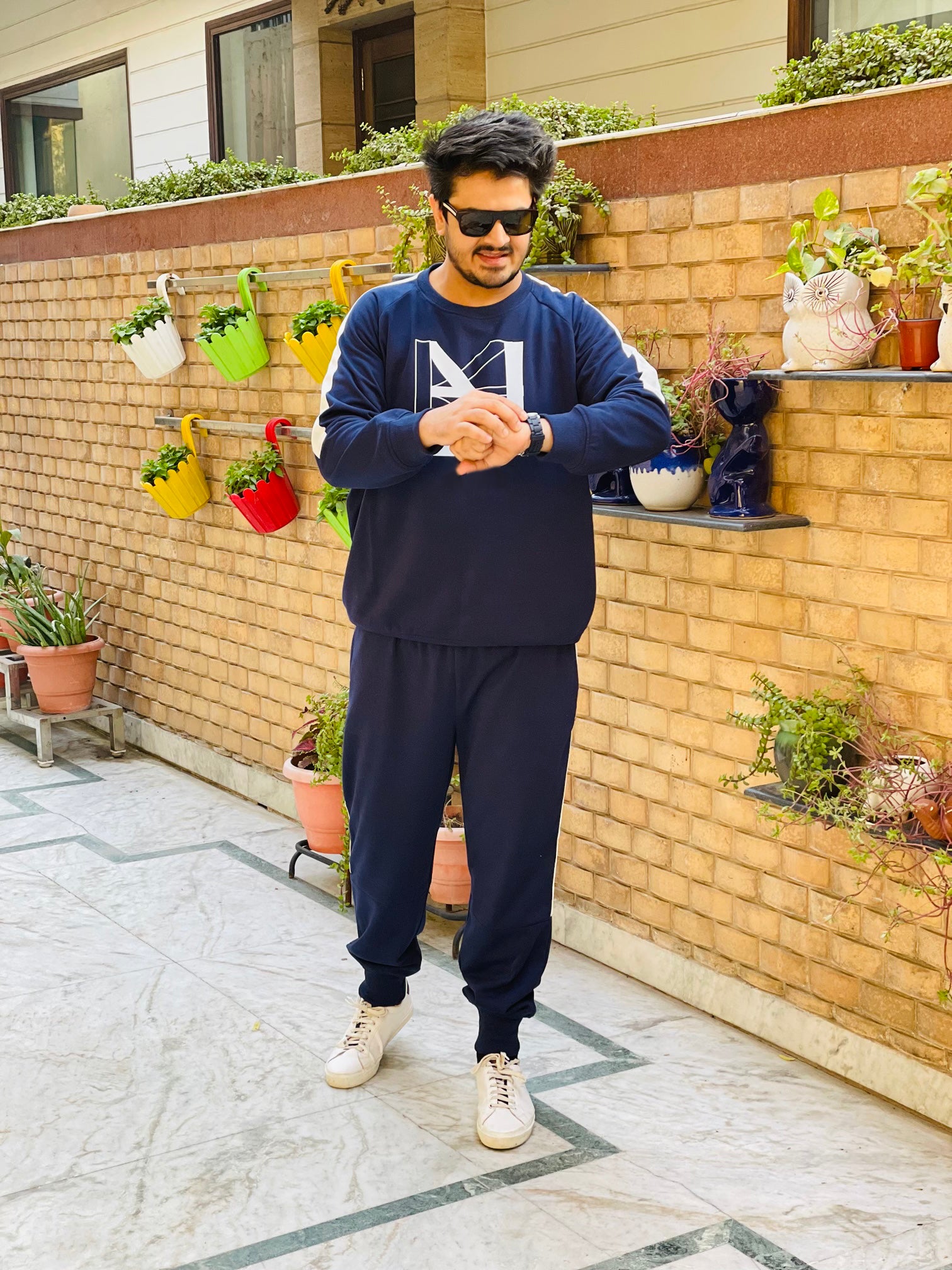 Menswear Navy Blue LC Signature Track Suit
