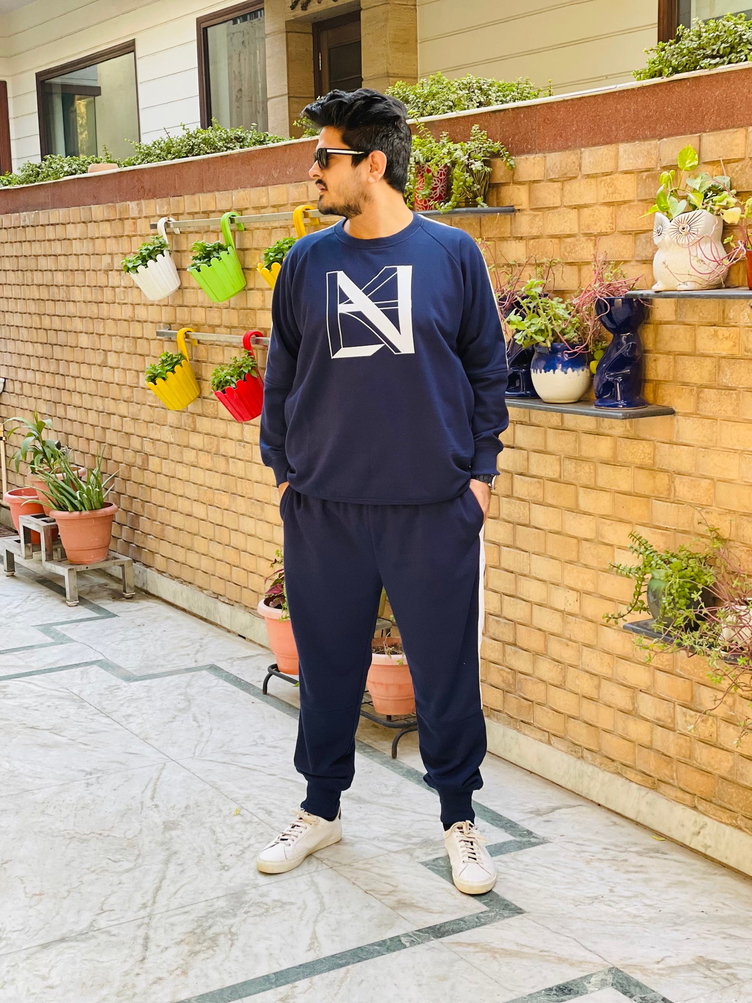 Menswear Navy Blue LC Signature Track Suit