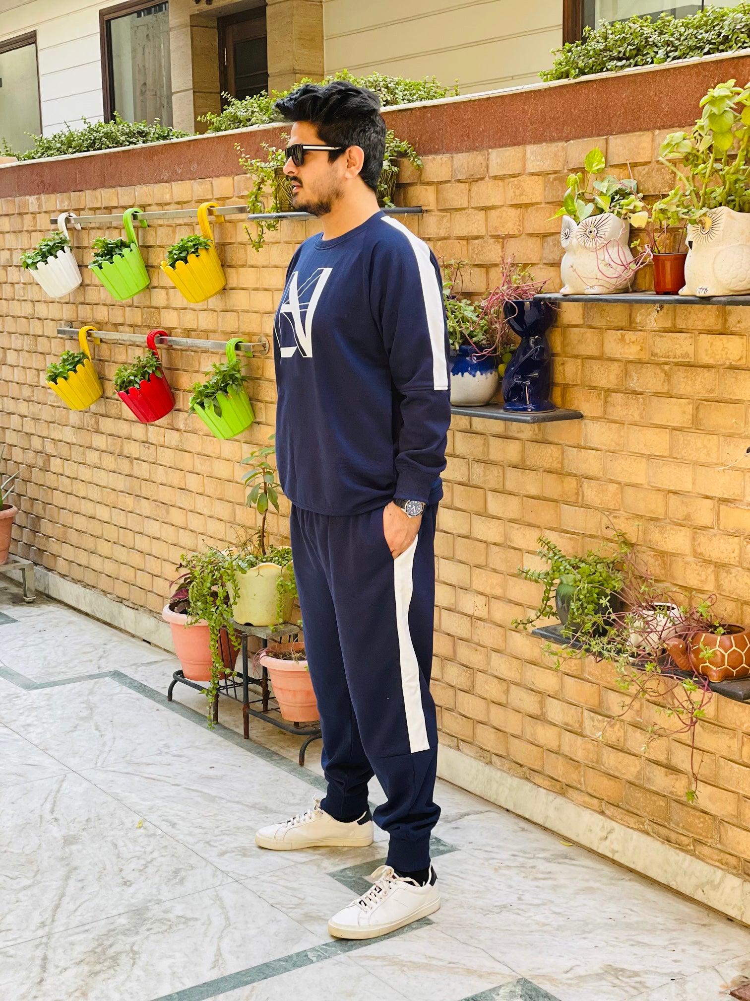 Menswear Navy Blue LC Signature Track Suit