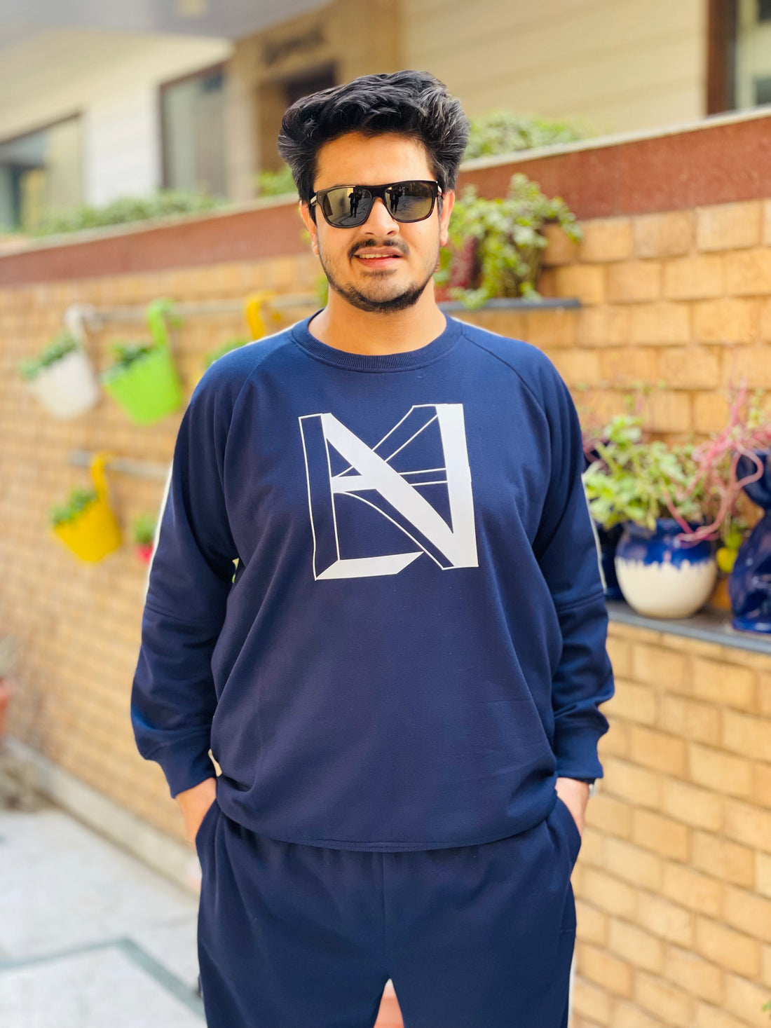Menswear Navy Blue LC Signature Track Suit