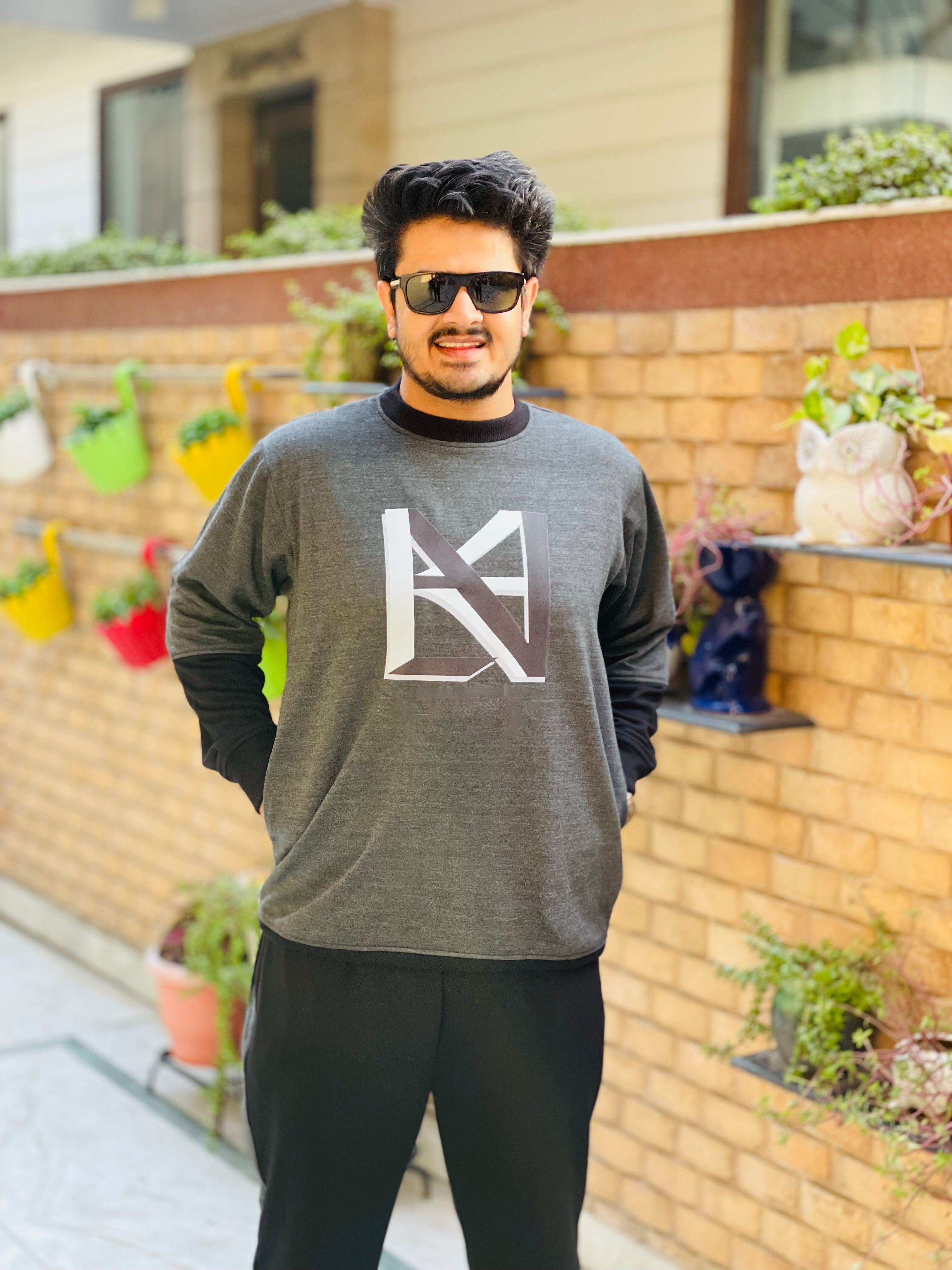 Menswear Black & Grey LC Signature Track Suit