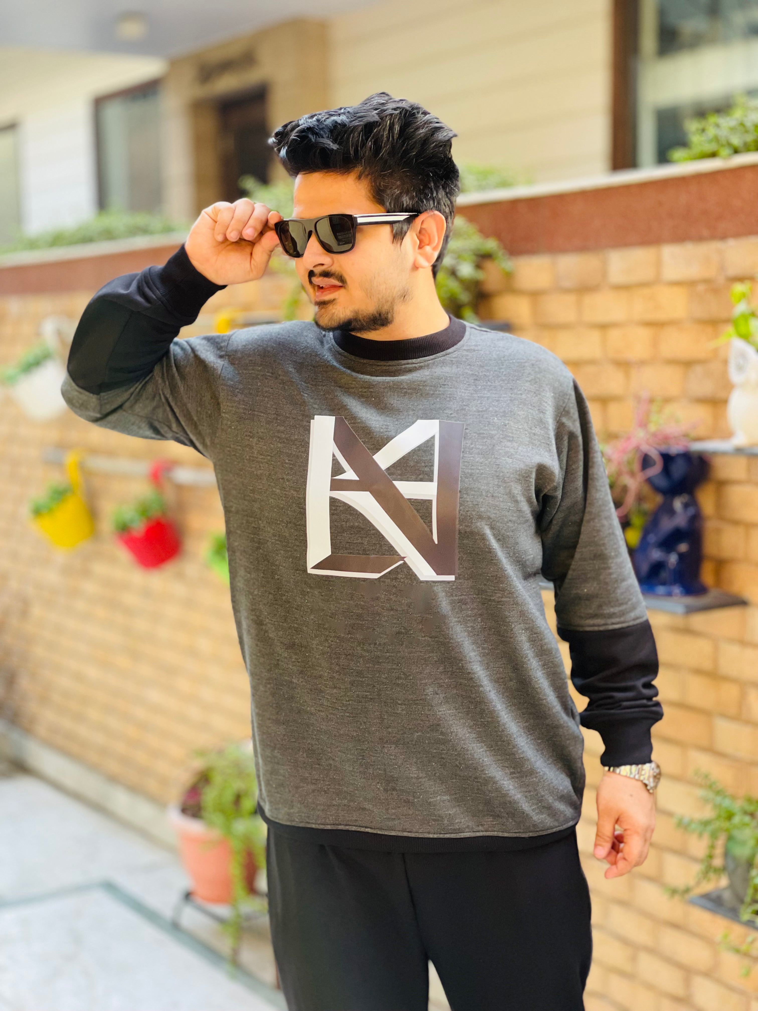 Menswear Black & Grey LC Signature Track Suit