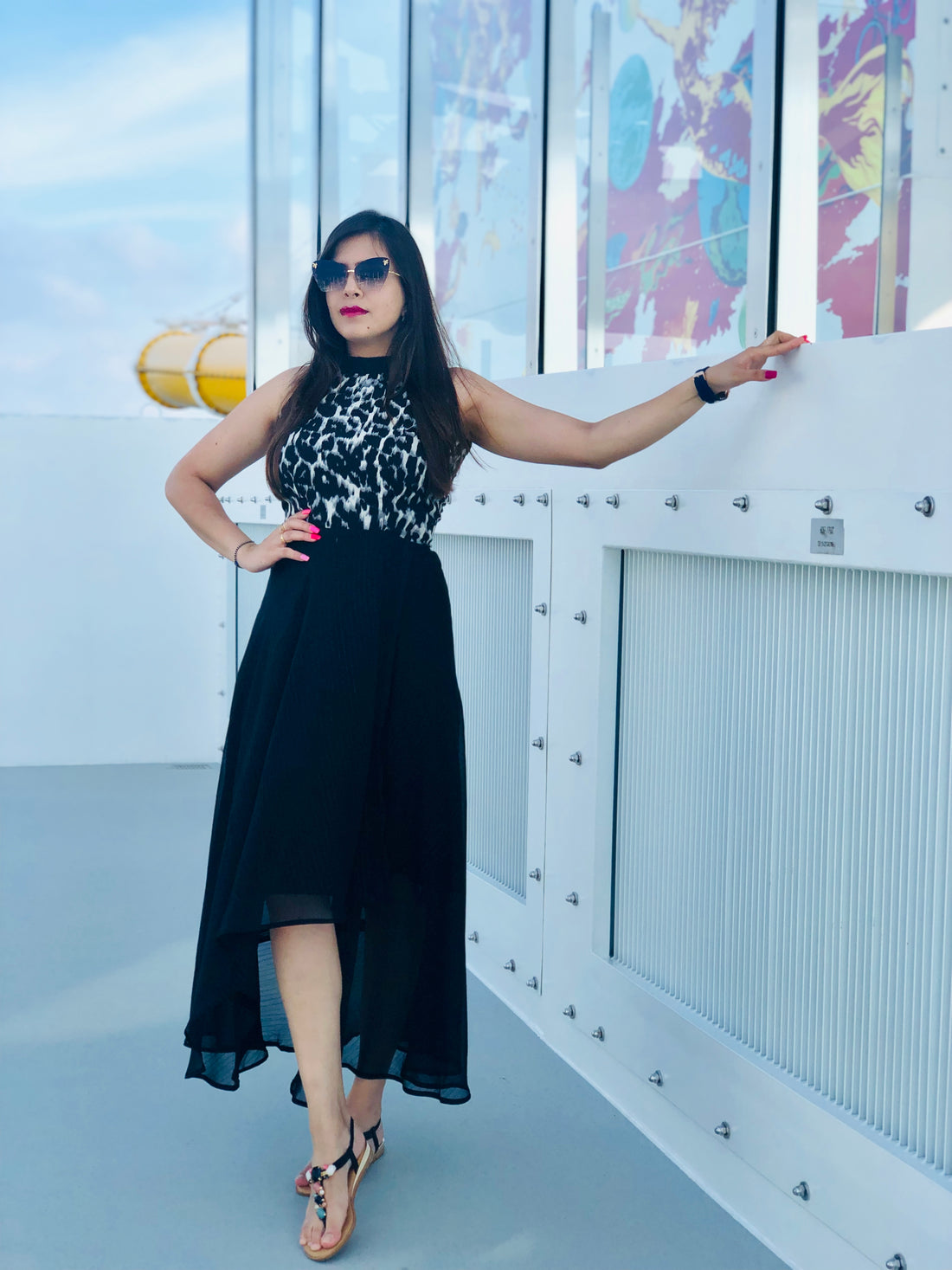 Half & Half Cheetah Midi