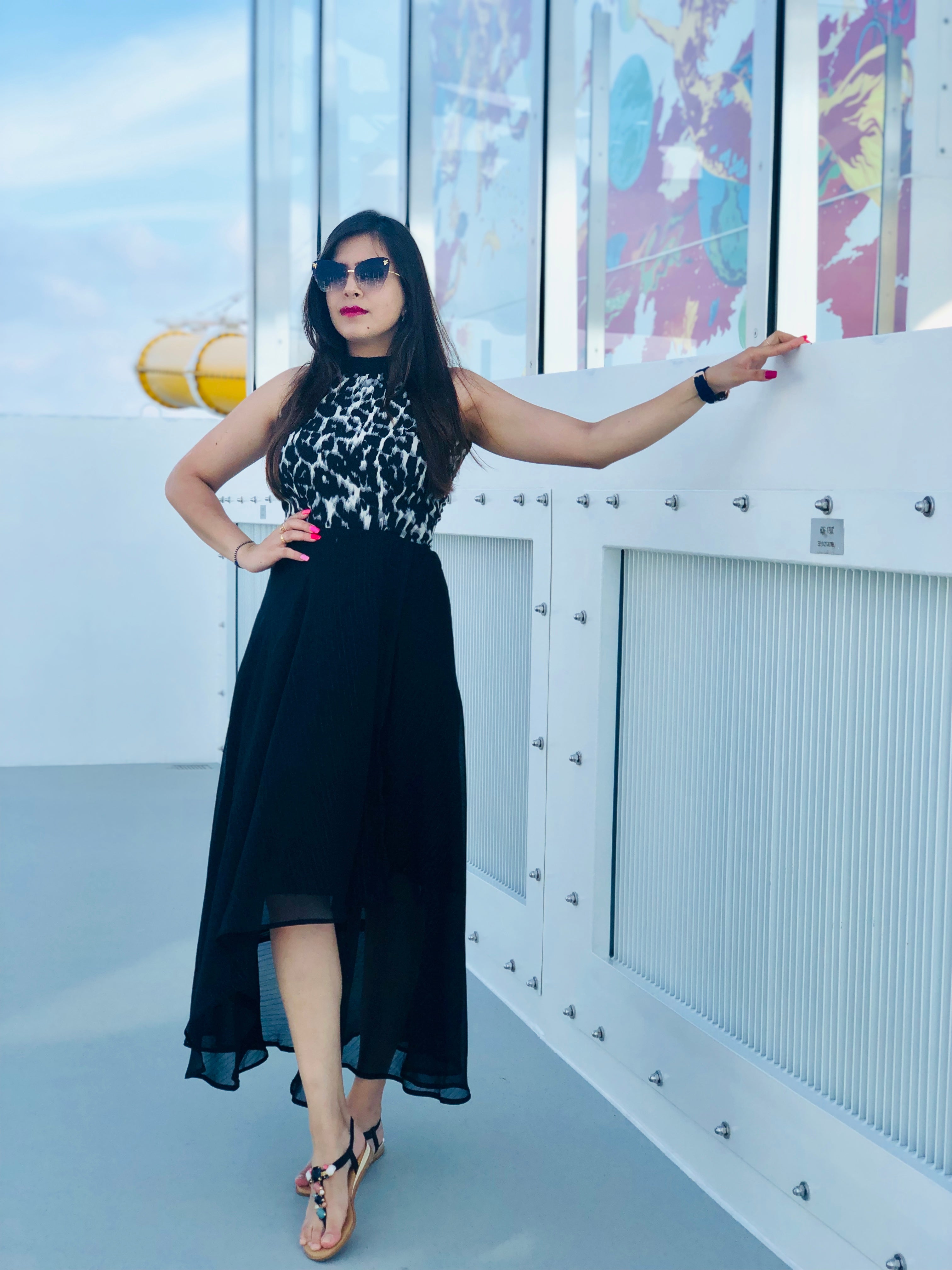 Half & Half Cheetah Midi