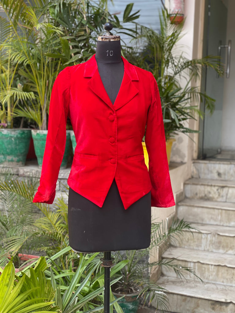Red Velvet Coat