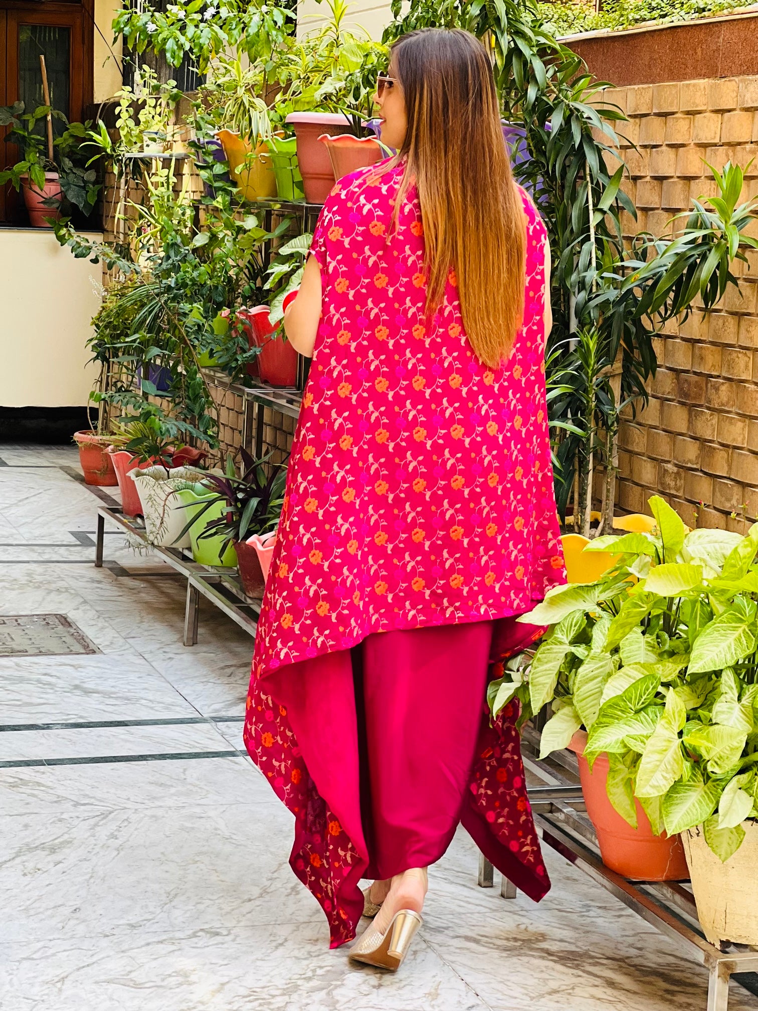 Wine Drape with Cape