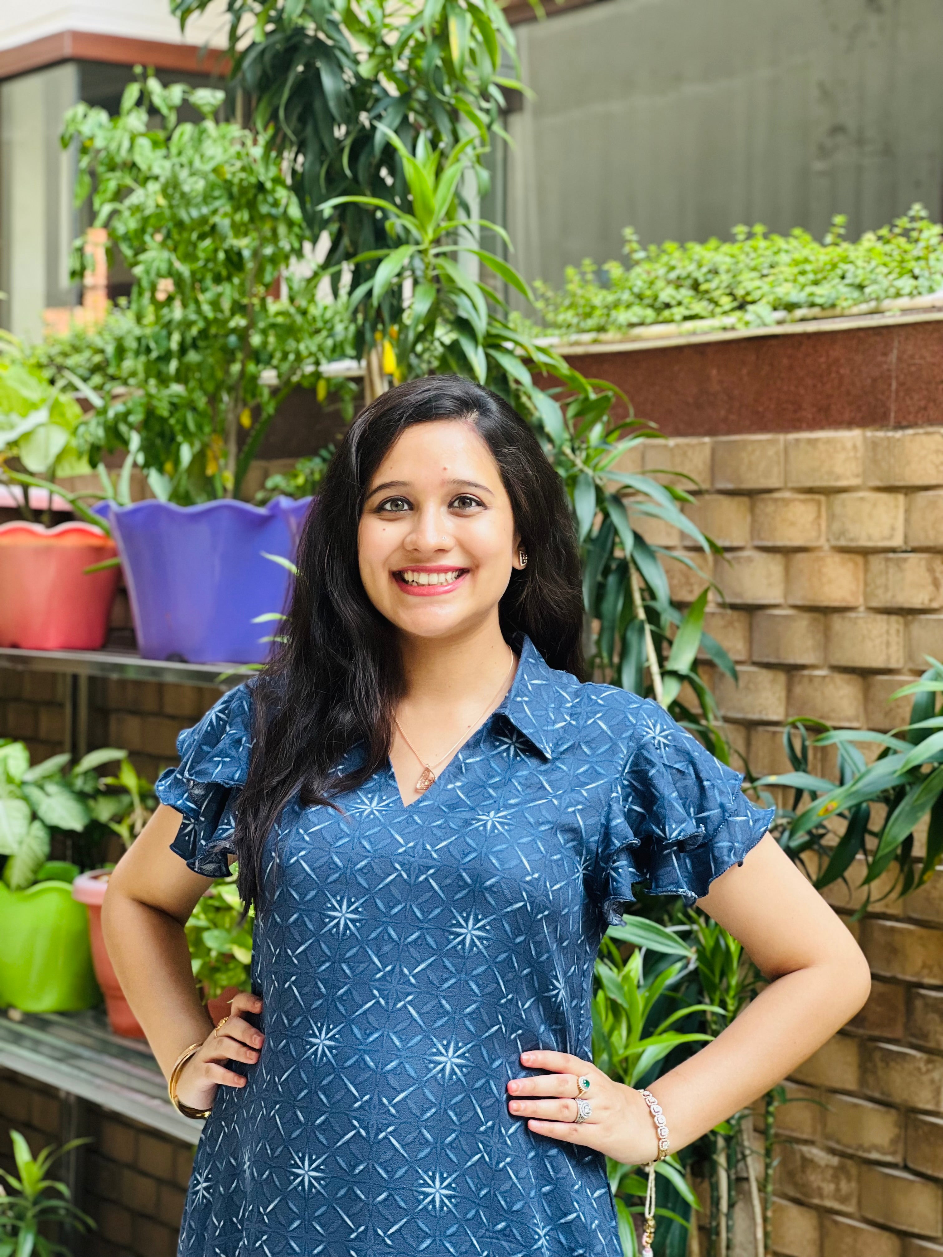 Indigo Maternity Midi