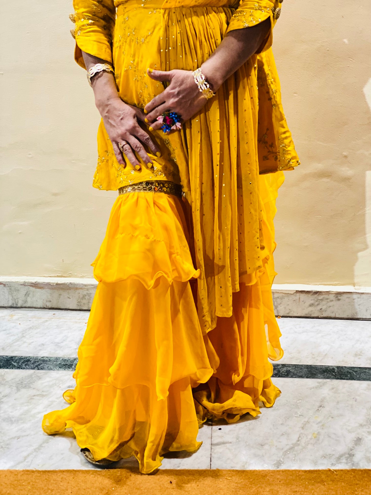 Yellow Garara Suit