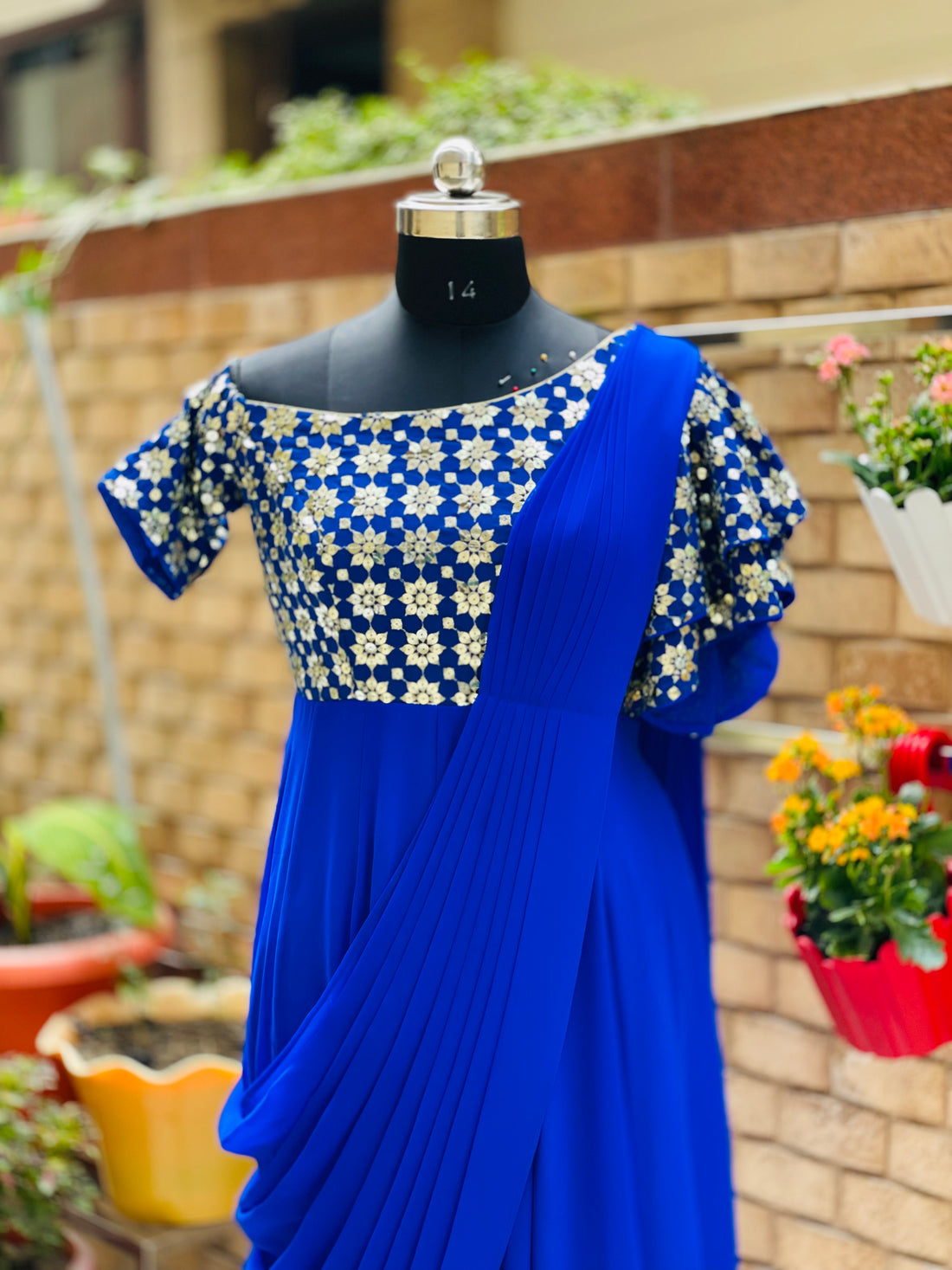 Draped Saree Gown