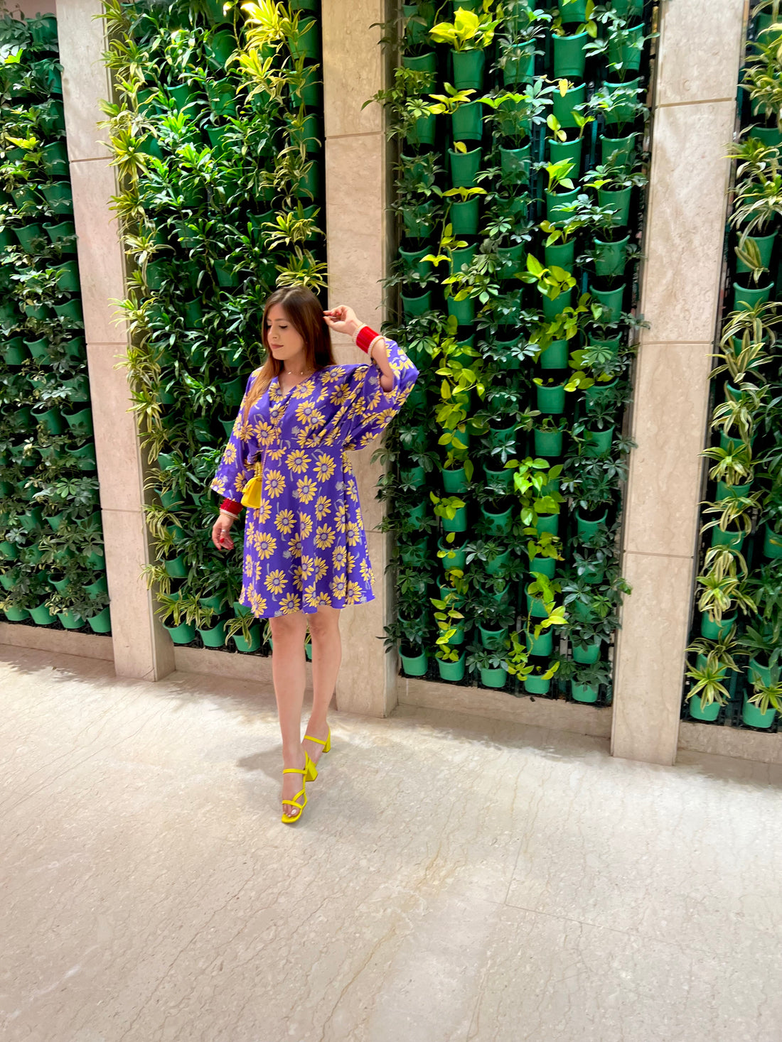 Purple Sunflower Dress