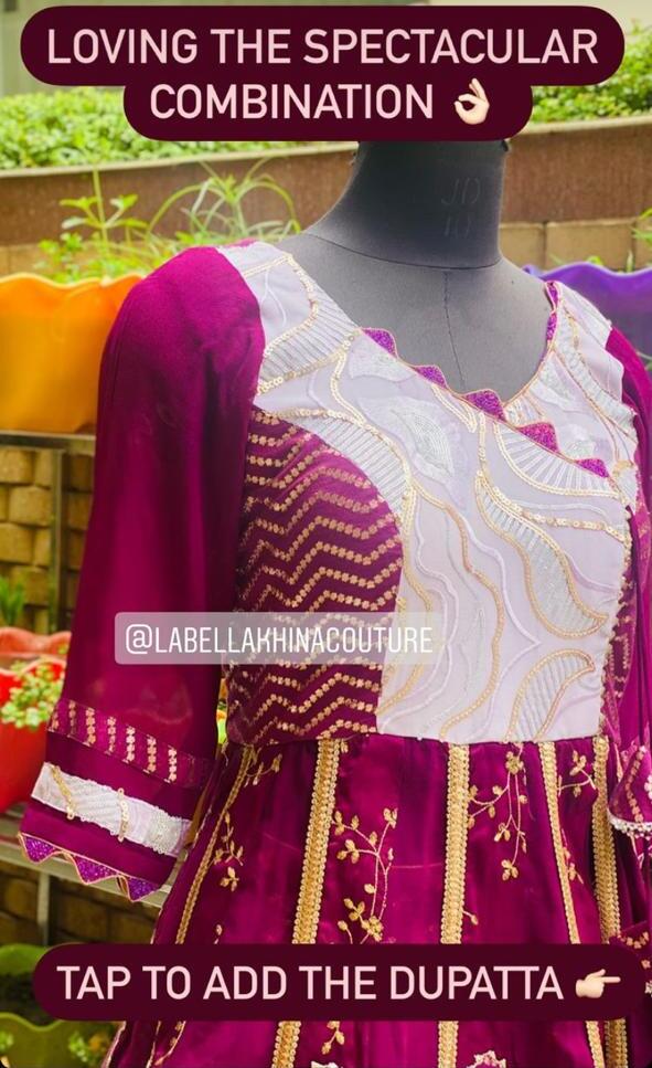 Lilac & Wine Lehenga