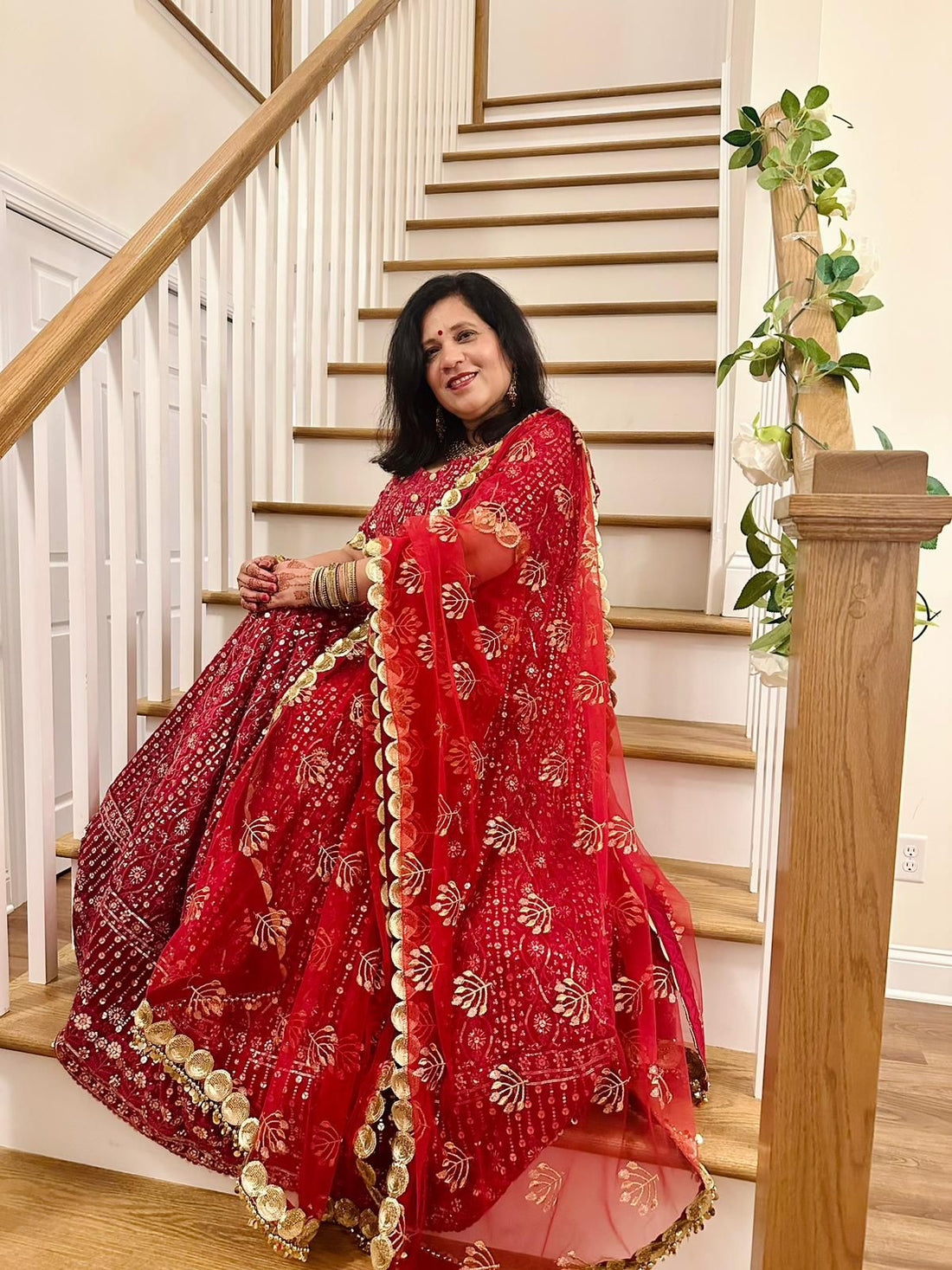 Maroon Chikankari Party Wear Anarkali