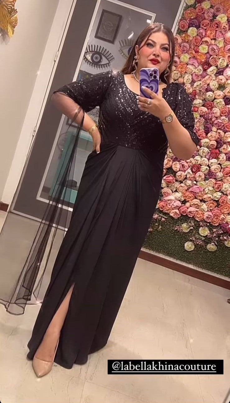 Black MBM Drape