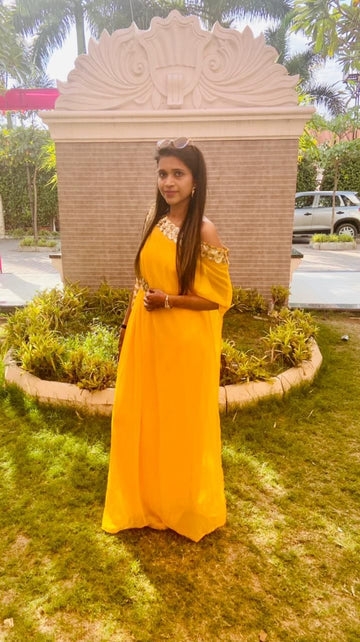 Yellow Spellbound Drape