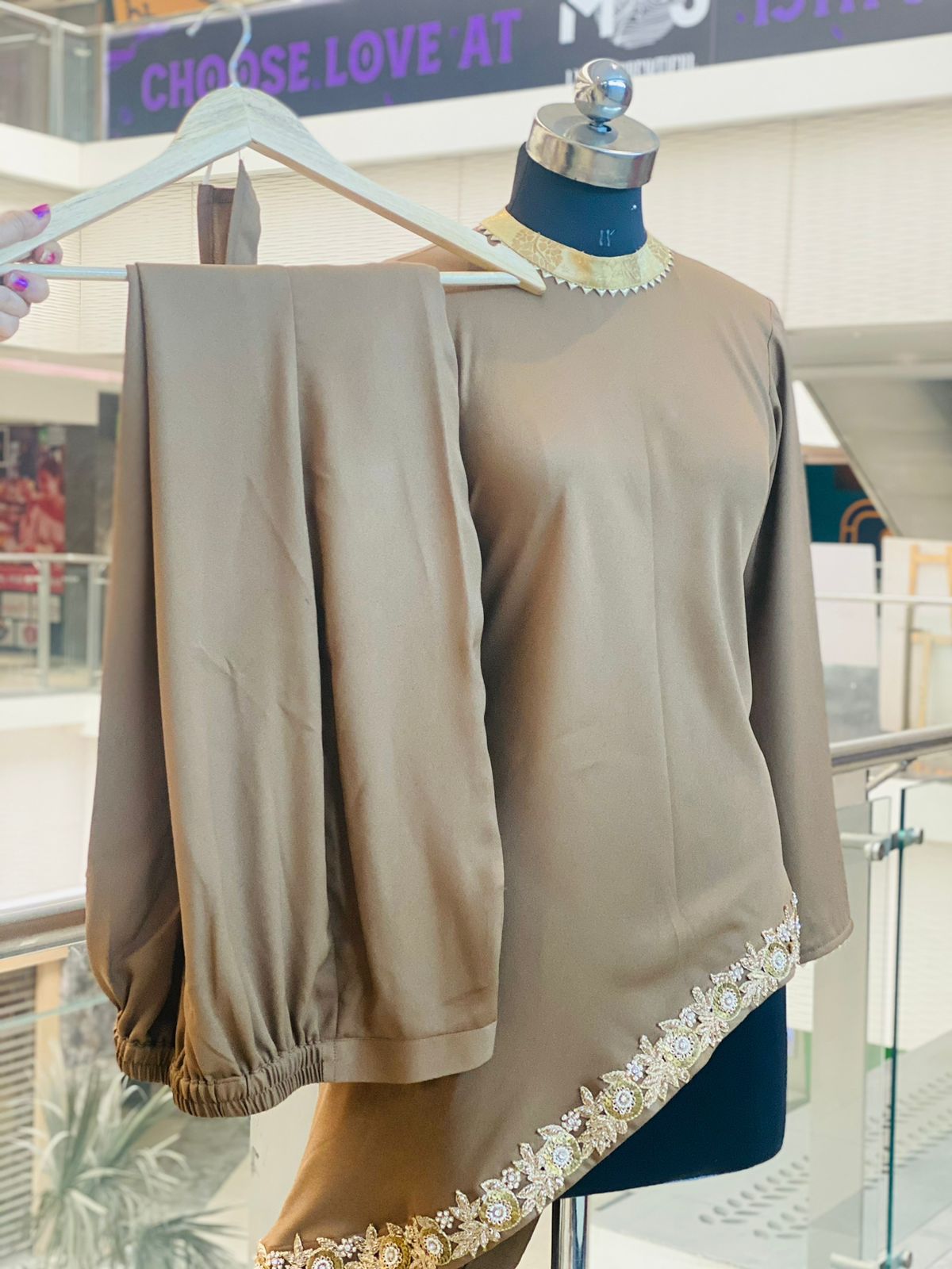 Ochre Embroidered Co-Ord