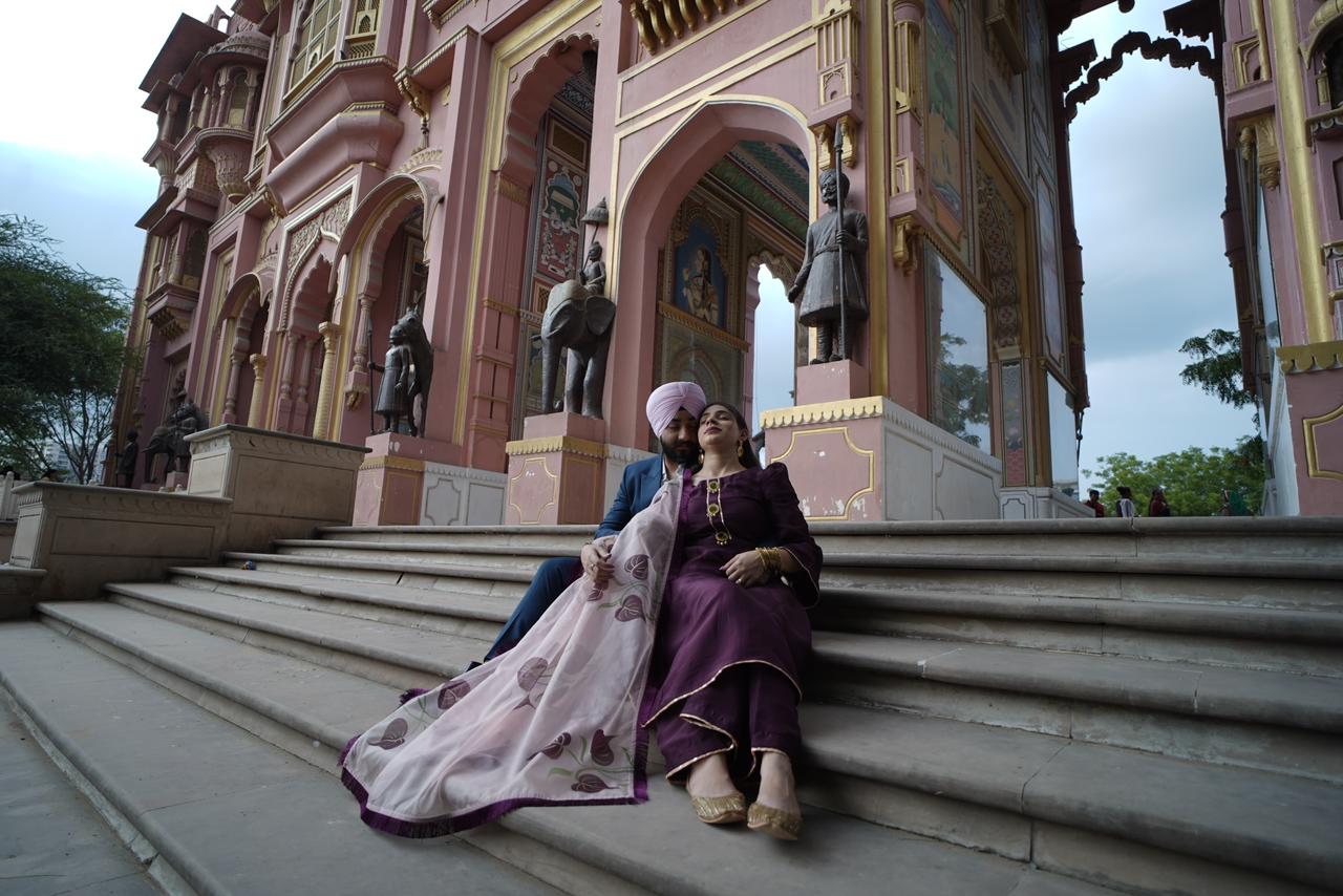 Dark Purple Silk Suit