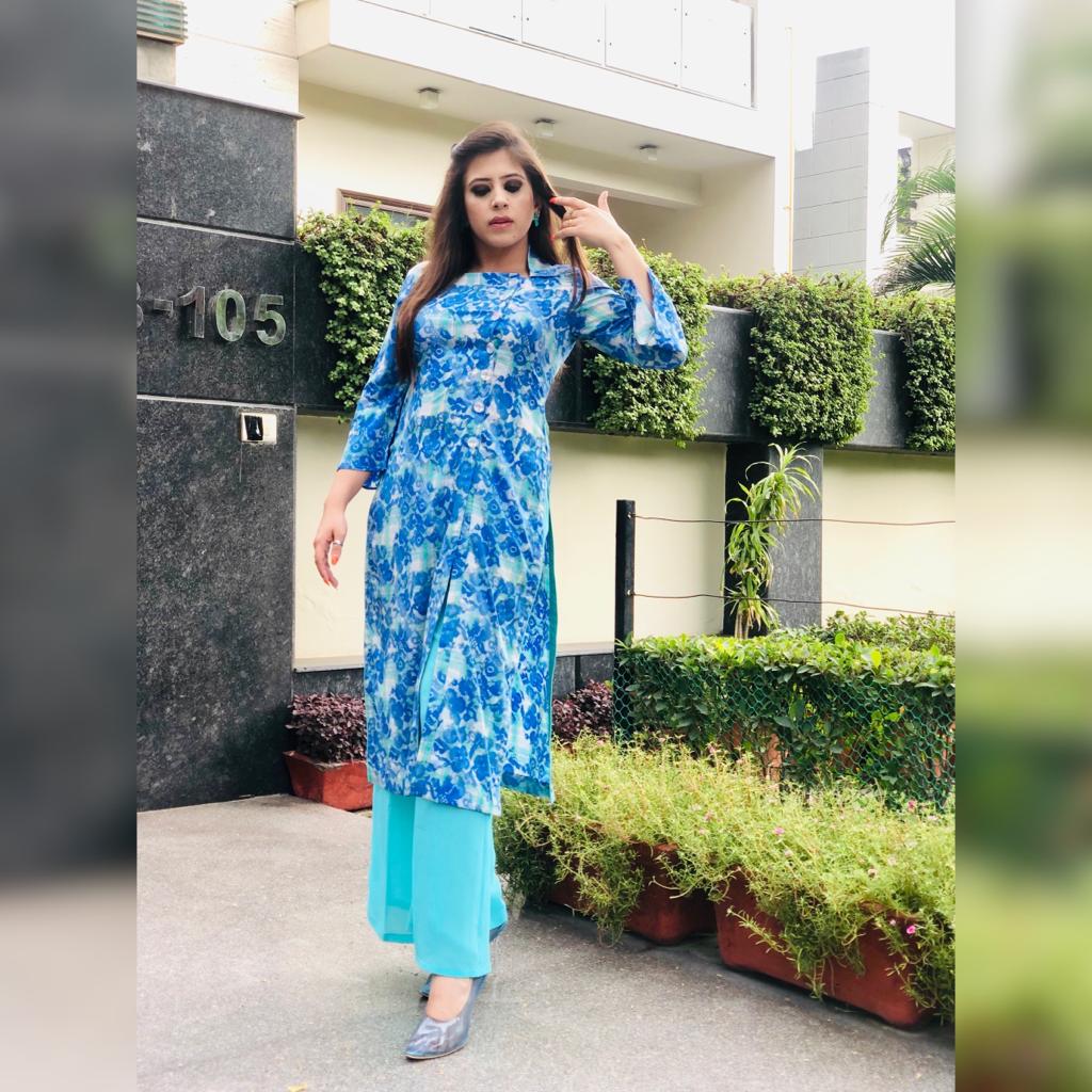 Sky Blue Summer Suit