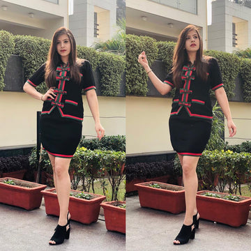 Black Tape Co-Ord Set