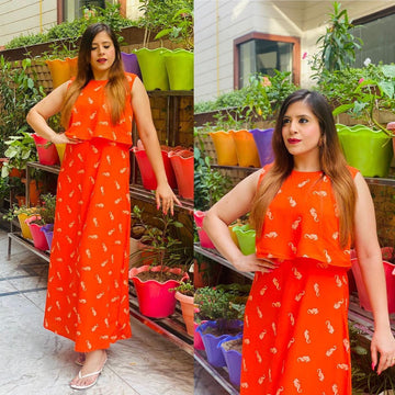 Orange Sea Horse Maxi
