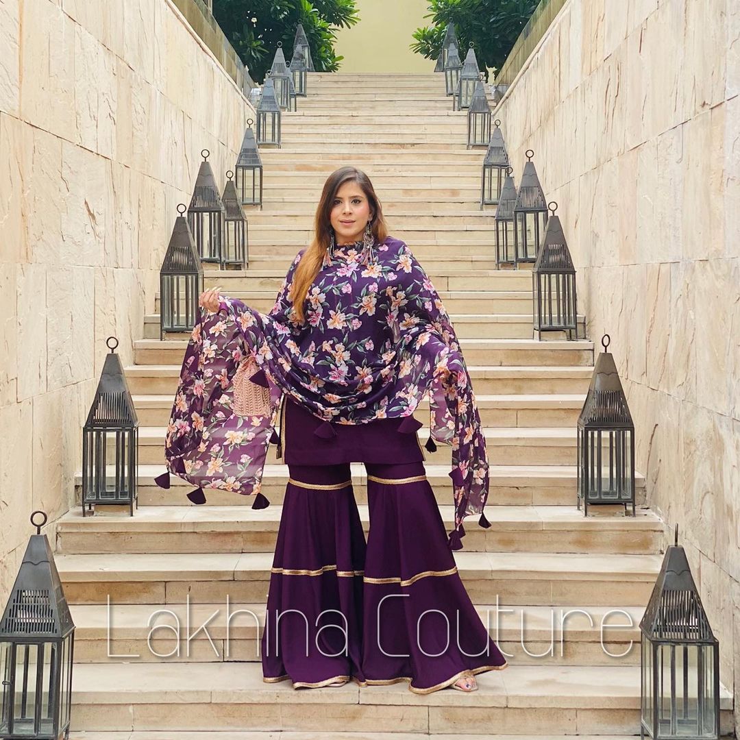 Purple Garara Suit