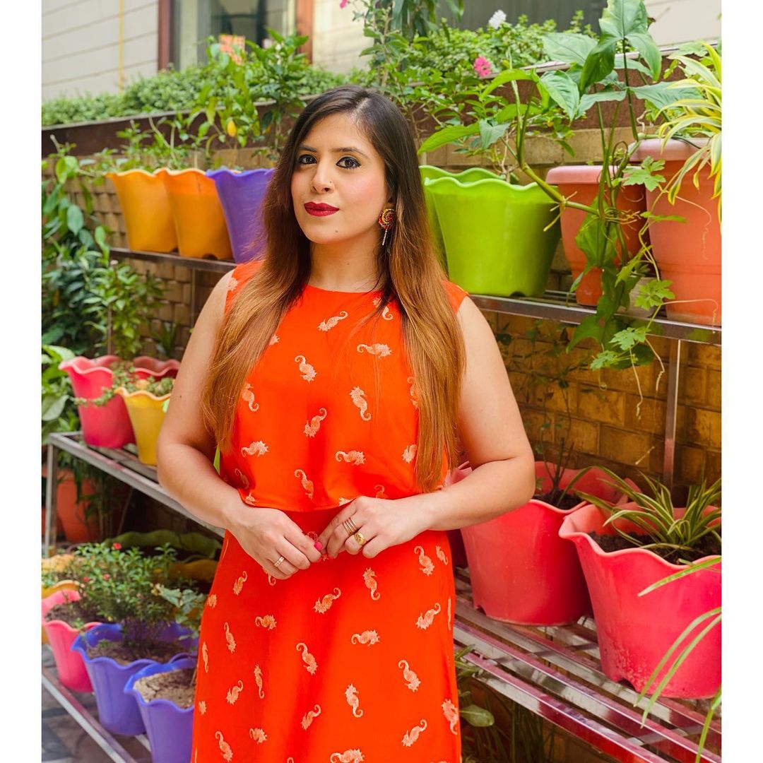 Orange Sea Horse Maxi