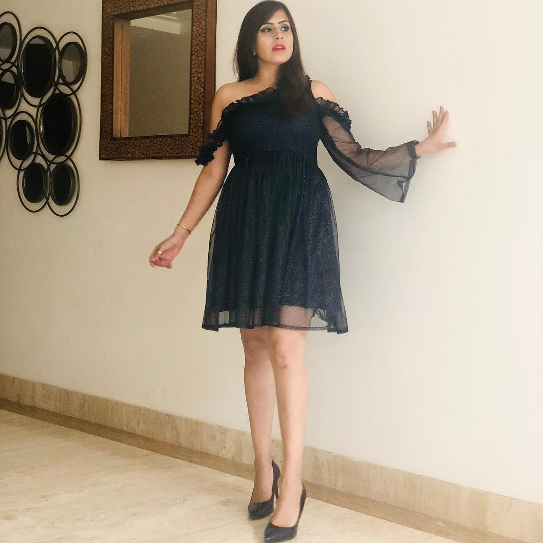 Shimmery Blue Dress