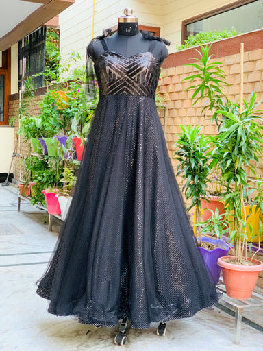 Black Shimmer Gown
